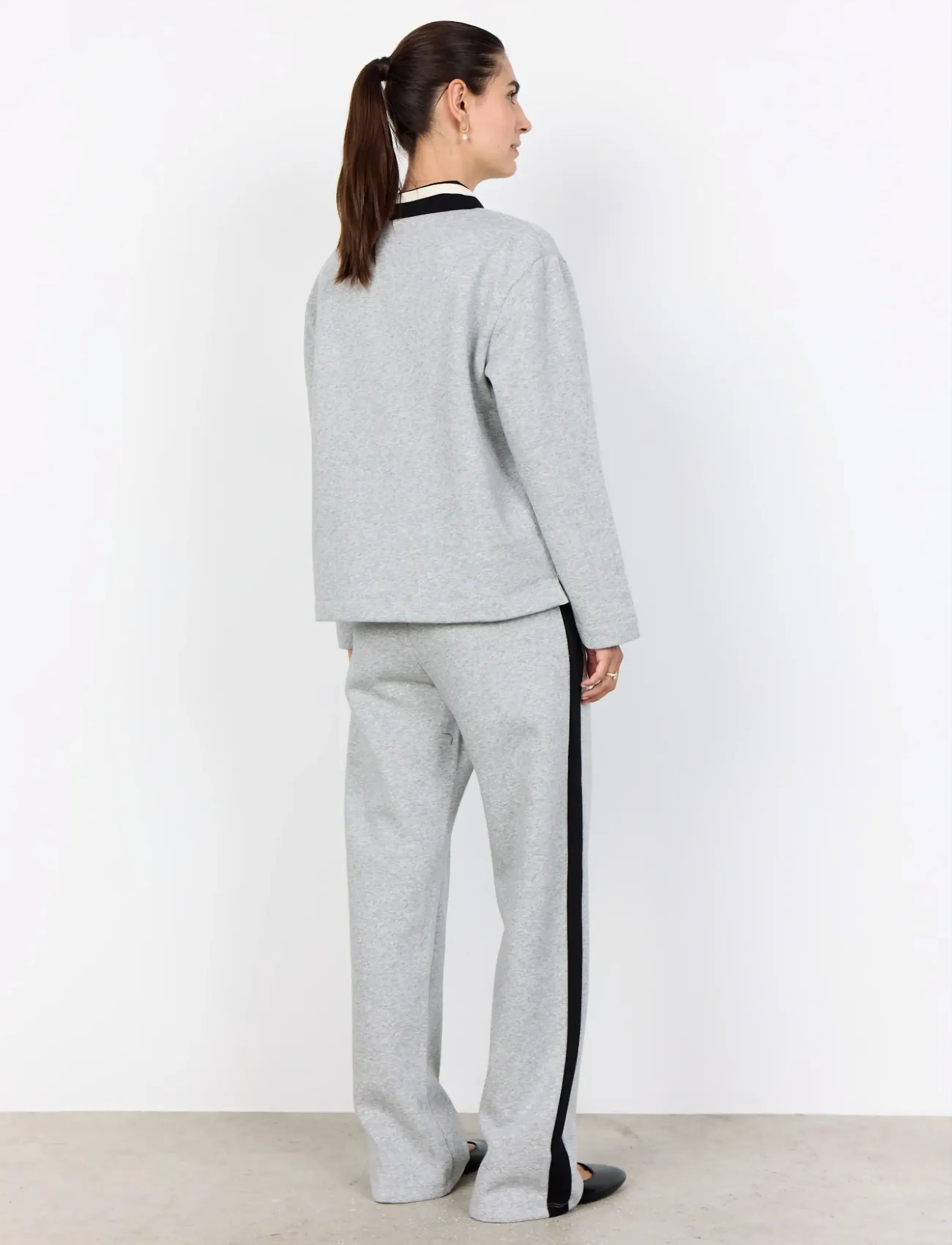Soyaconcept - SC-ANGELIN - långärmade toppar - 99110 lt grey melange - 5