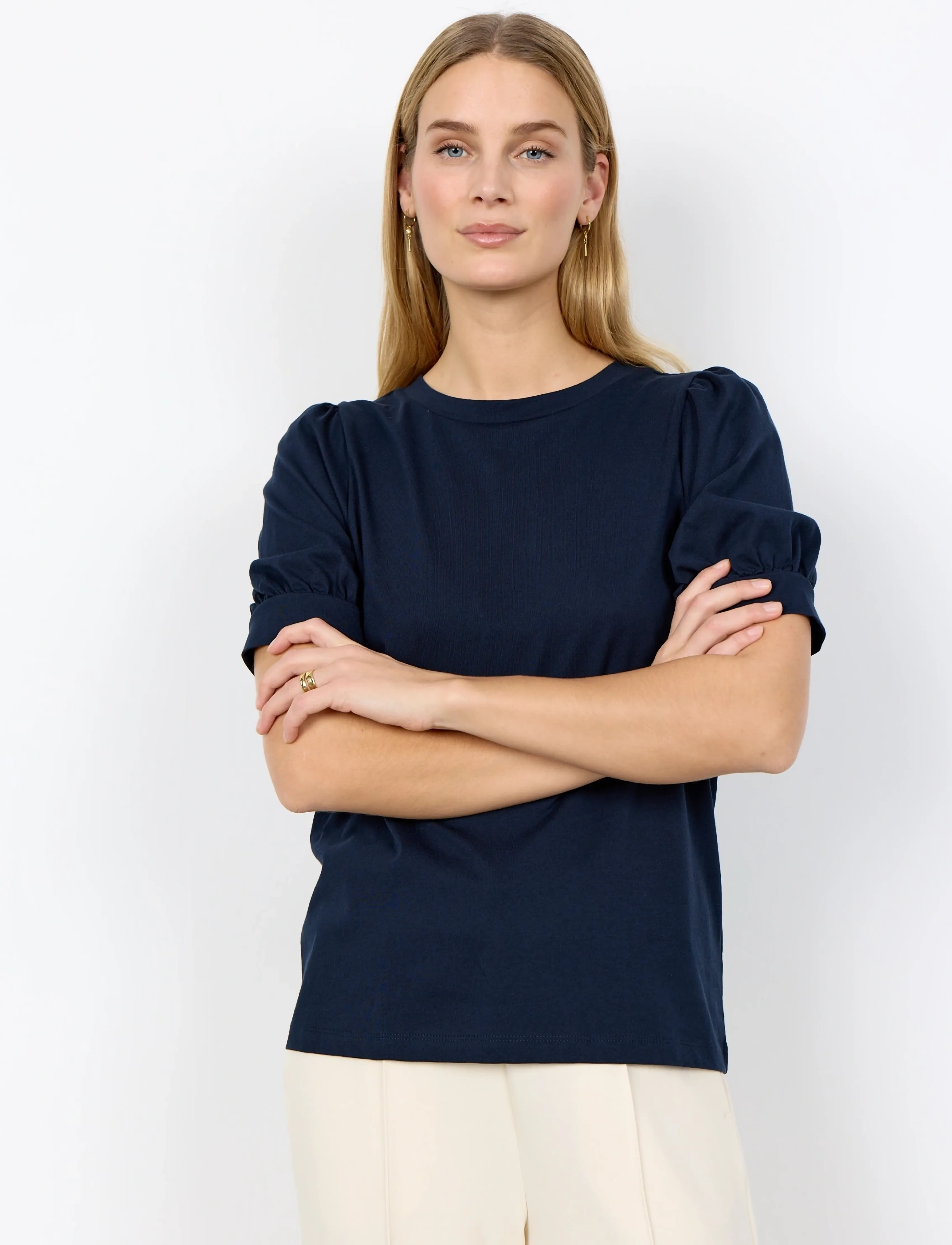 Soyaconcept SC-DERBY - T-shirts - 6910 NAVY / navy