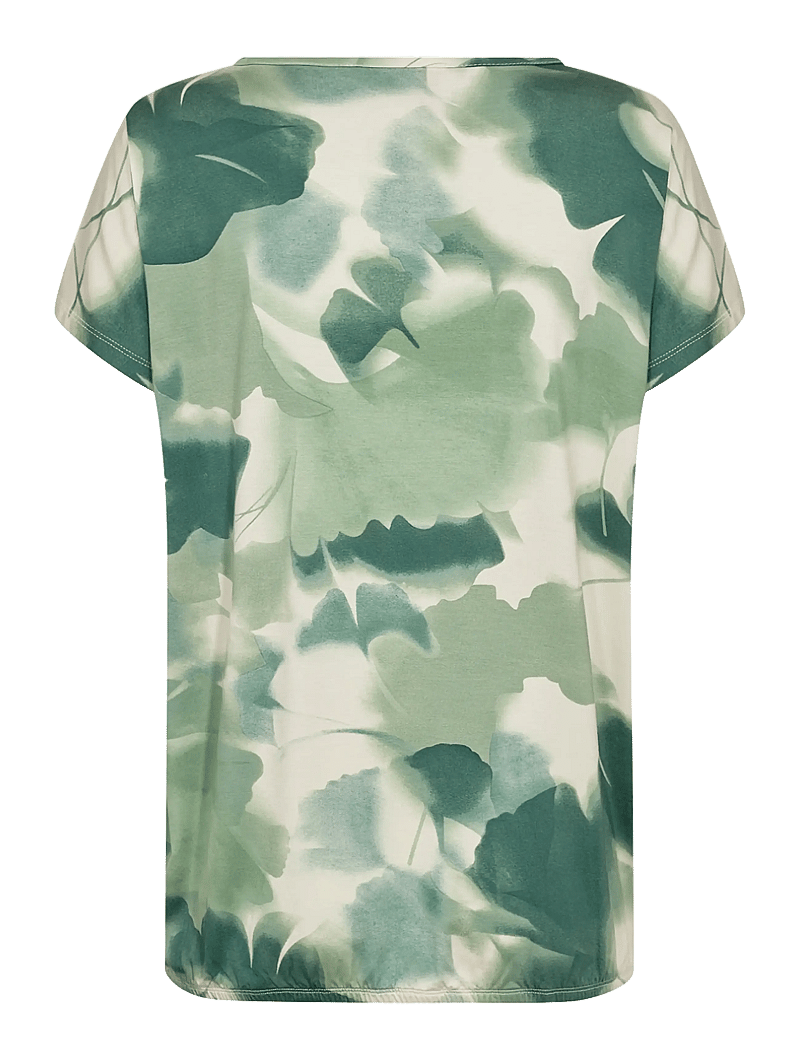 Soyaconcept - SC-MARICA AOP - t-shirts - 7505c frosty spruce combi - 2