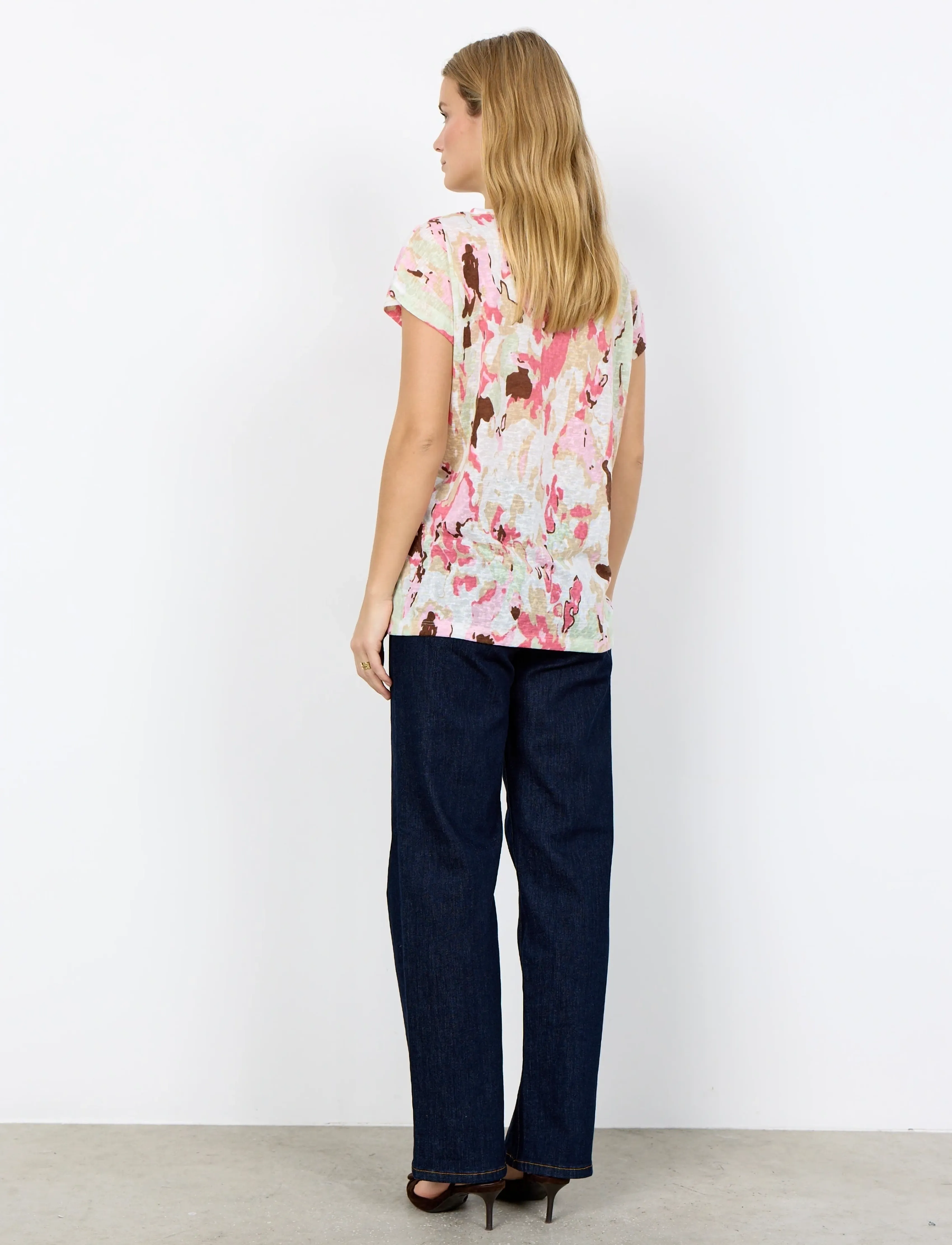 Soyaconcept - SC-ARETHA - t-shirts - 4390 rapture rose combi - 4