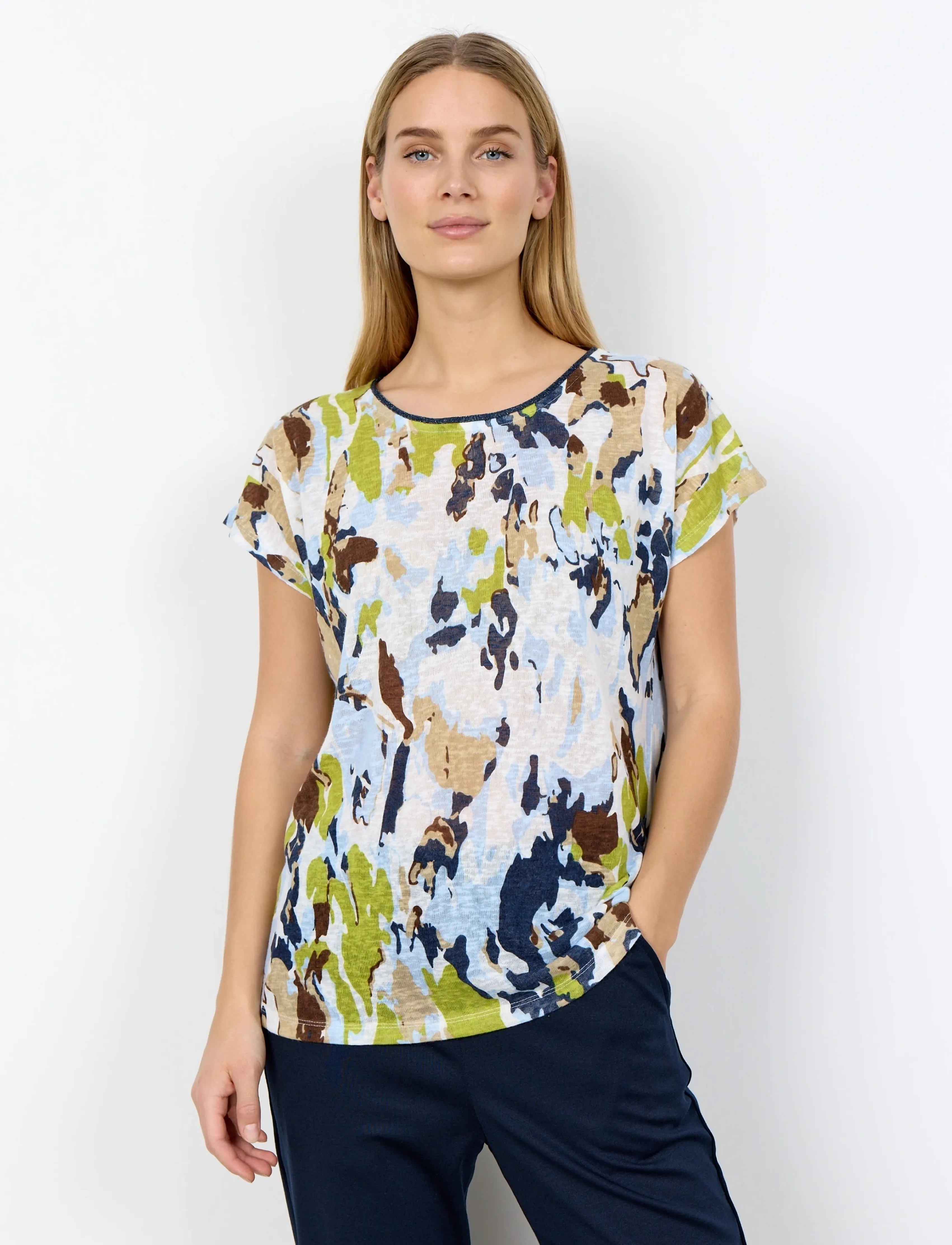 Soyaconcept SC-ARETHA - T-shirts - 6250 WINDSURFER COMBI / multi