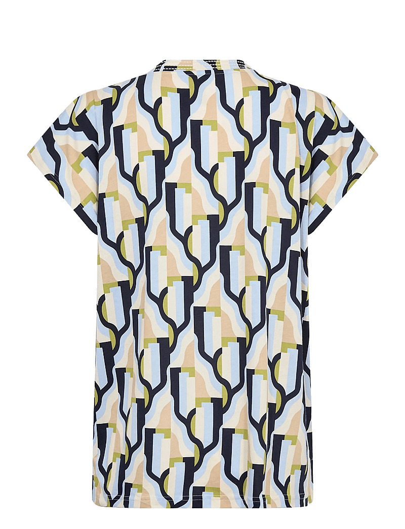 Soyaconcept - SC-FELICITY AOP - kurzämlige blusen - 6250 windsurfer combi - 1