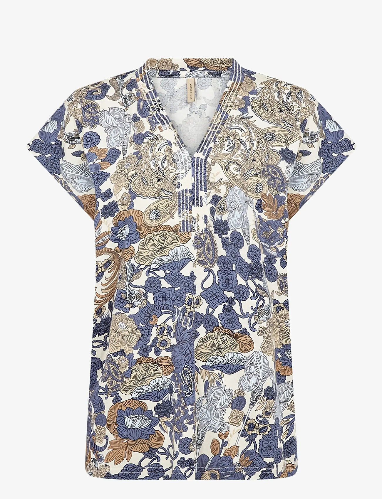 Soyaconcept - SC-FELICITY AOP - t-särgid - 6910 navy combi - 0