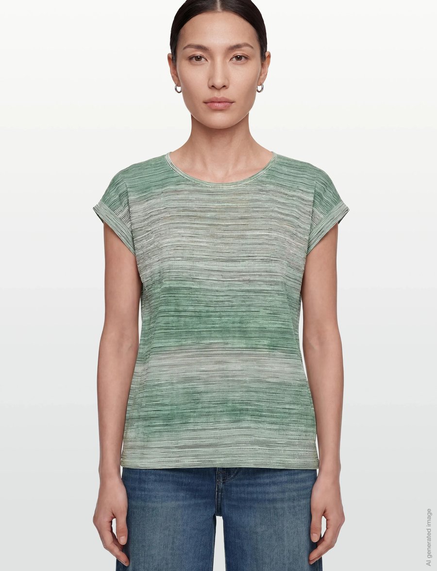 Soyaconcept - SC-GALINA - t-shirts - 7505c frosty spruce combi - 3