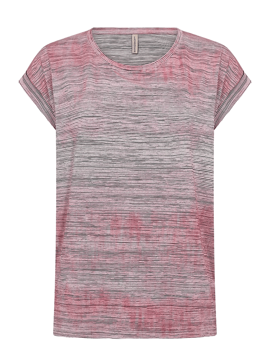 Soyaconcept - SC-GALINA - t-shirts - 4390 rapture rose combi - 1