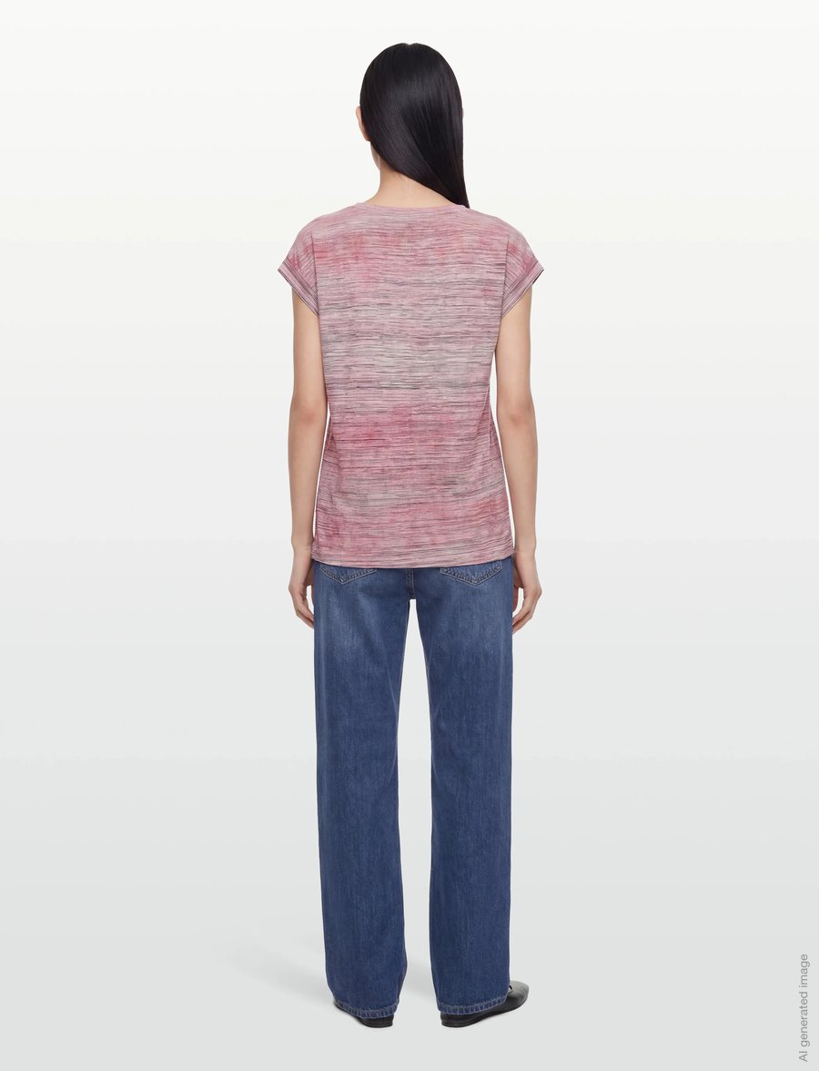 Soyaconcept - SC-GALINA - t-shirts - 4390 rapture rose combi - 4