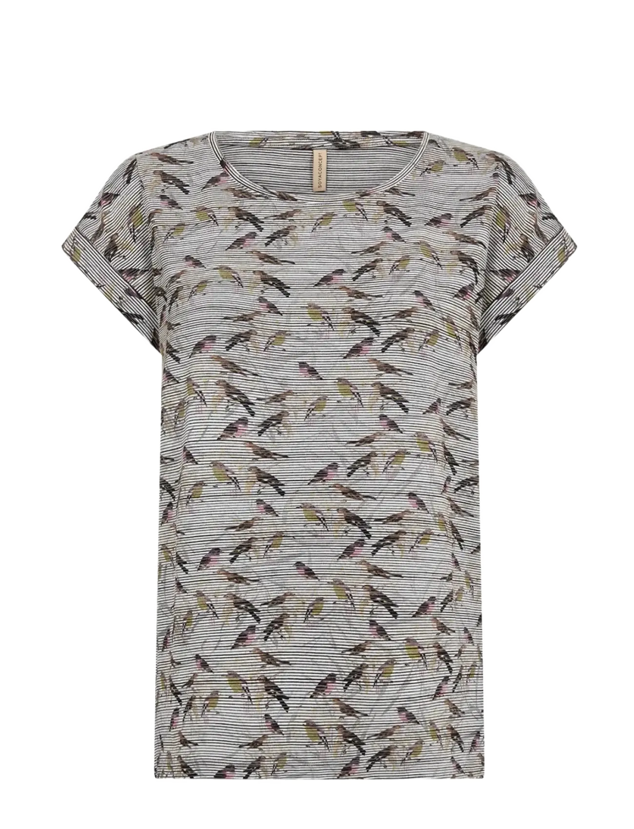 Soyaconcept SC-GALINA - T-shirts & Toppar - 8008 SAND COMBI / multi