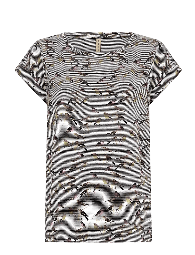 Soyaconcept - SC-GALINA - t-shirts - 8008 sand combi - 1