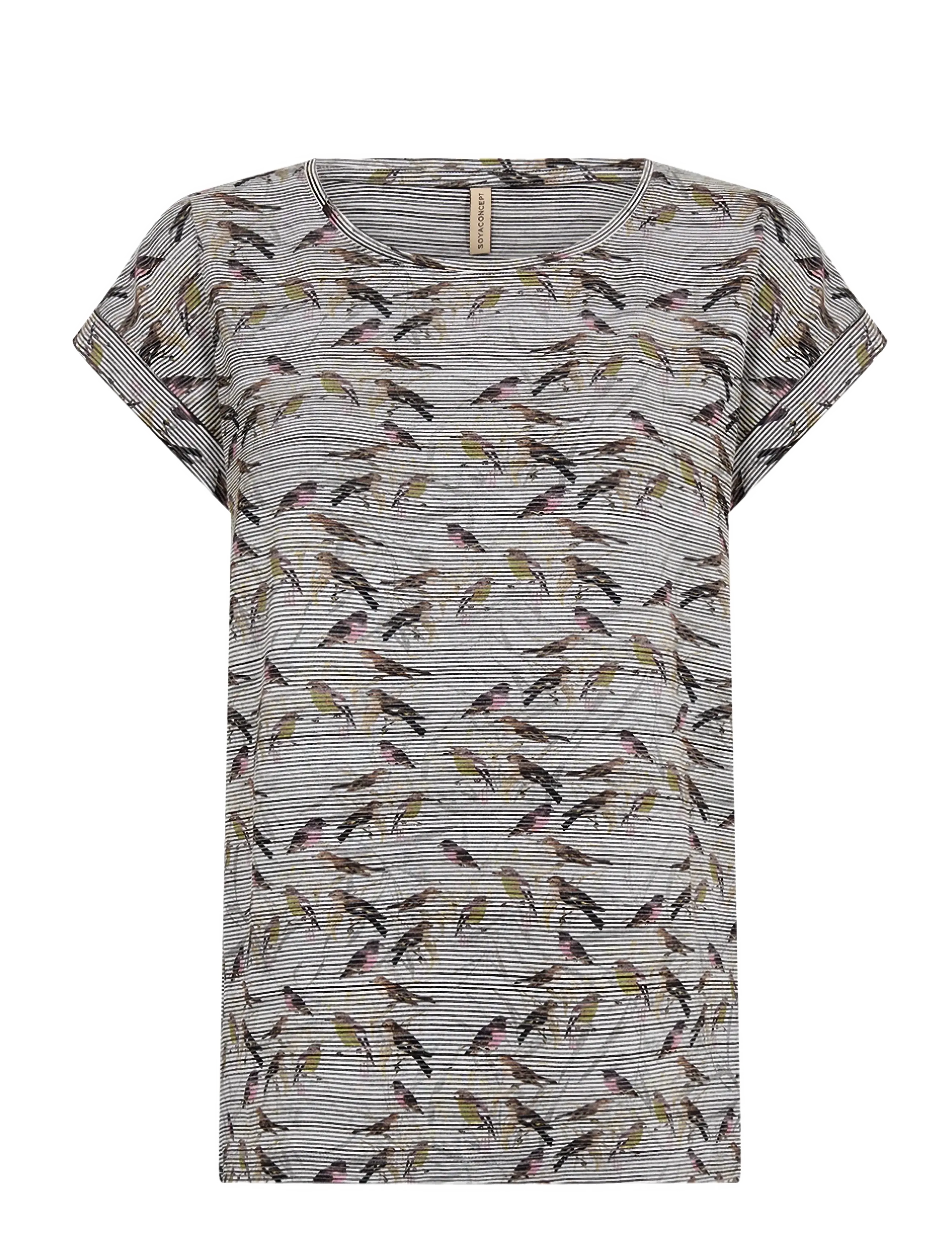Soyaconcept SC-GALINA - T-shirts & Hauts - 8008 SAND COMBI / multi
