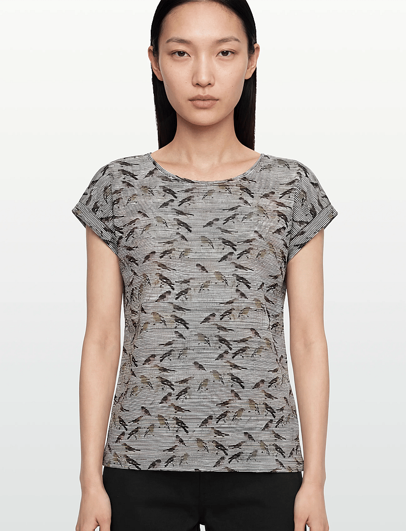 Soyaconcept - SC-GALINA - t-shirts - 8008 sand combi - 3
