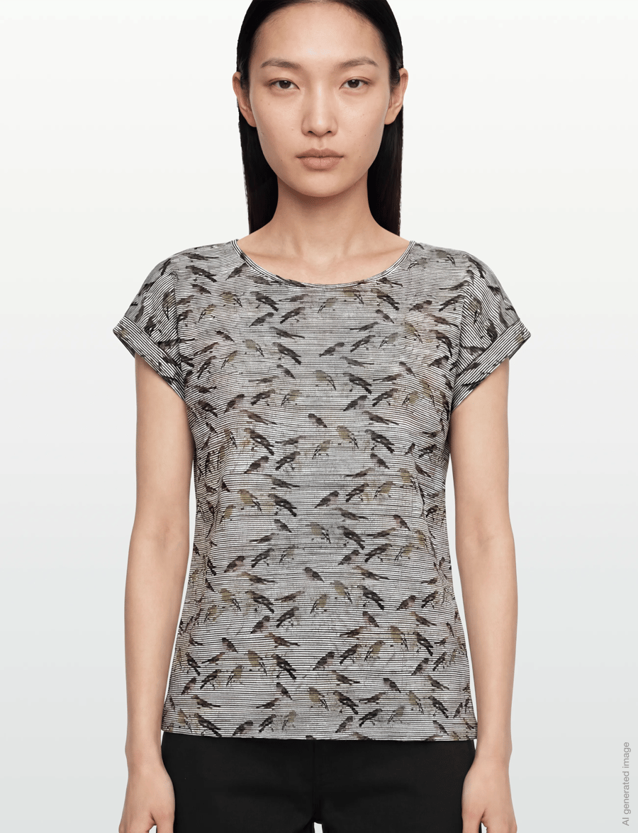 Soyaconcept - SC-GALINA - t-shirts - 8008 sand combi - 3