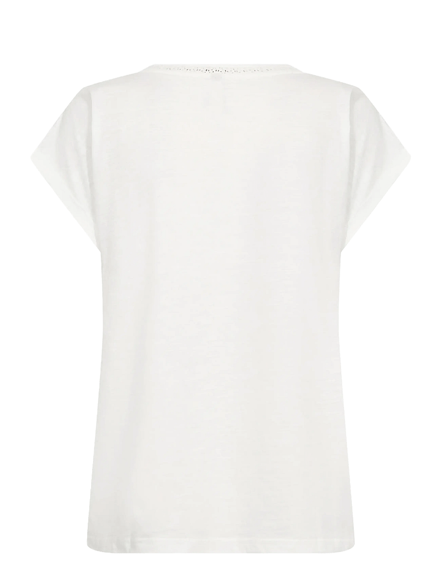 Soyaconcept - SC-BABETTE - t-shirts - 1100 offwhite - 2