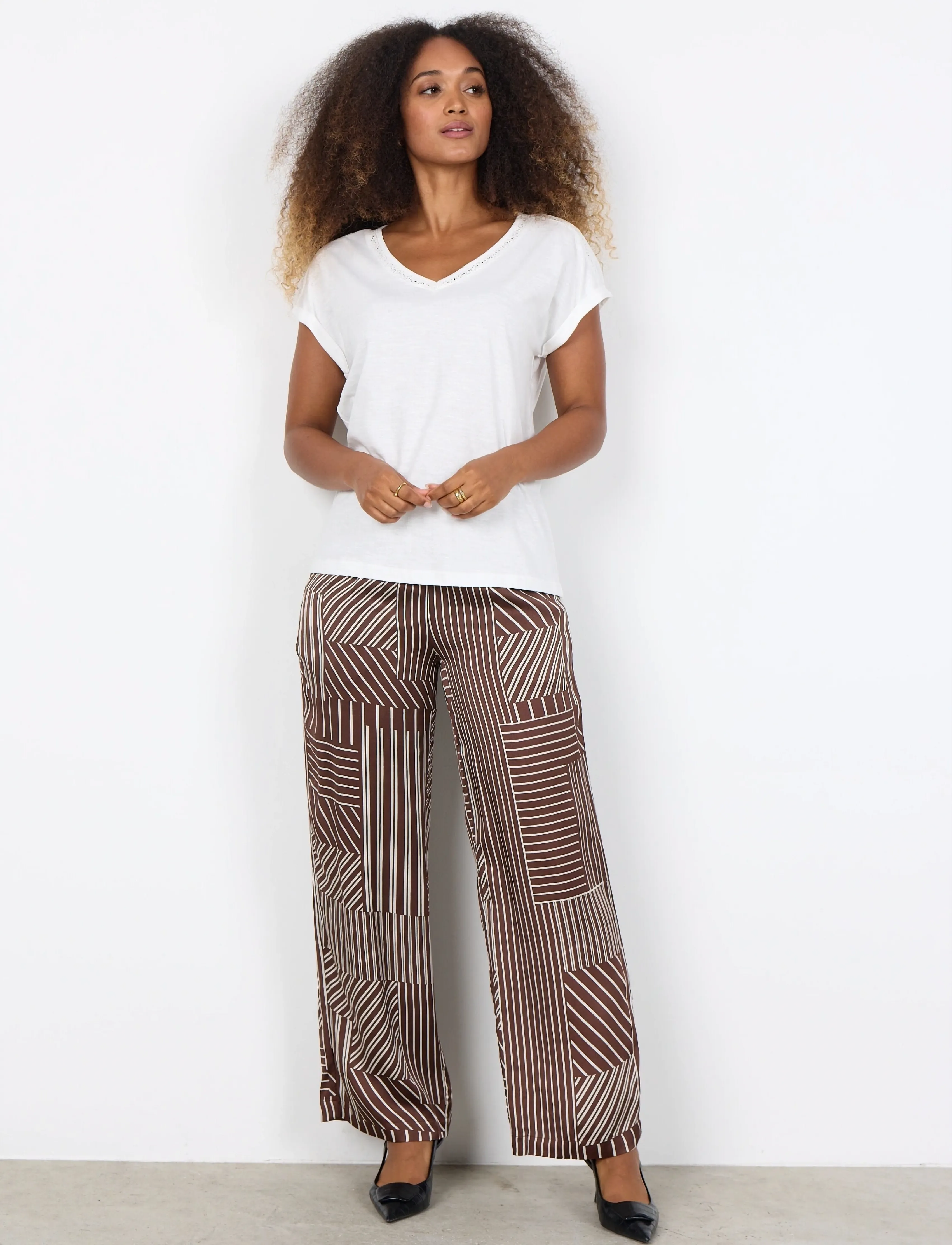Soyaconcept - SC-BABETTE - t-shirts - 1100 offwhite - 3