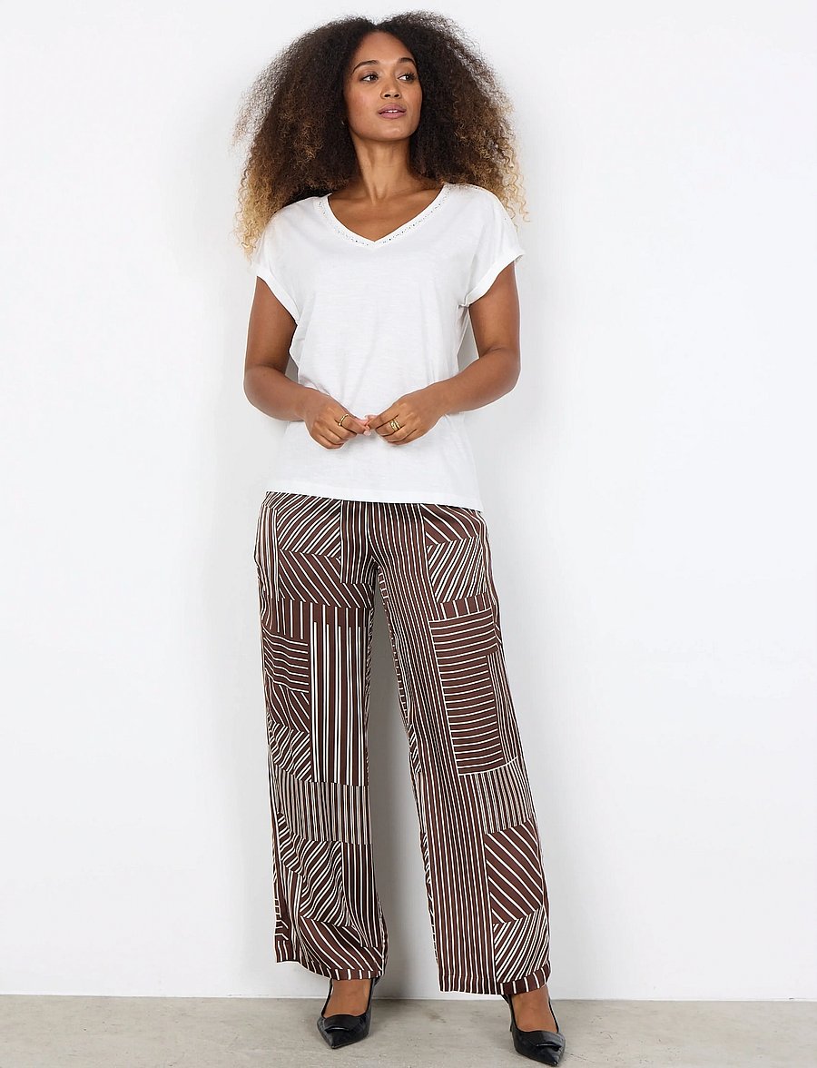Soyaconcept - SC-BABETTE - t-shirts - 1100 offwhite - 3