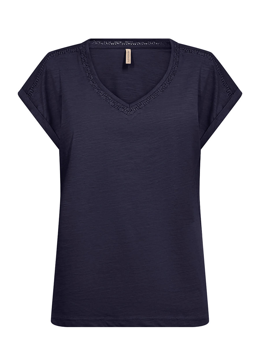Soyaconcept - SC-BABETTE - t-shirts - 6910 navy - 1