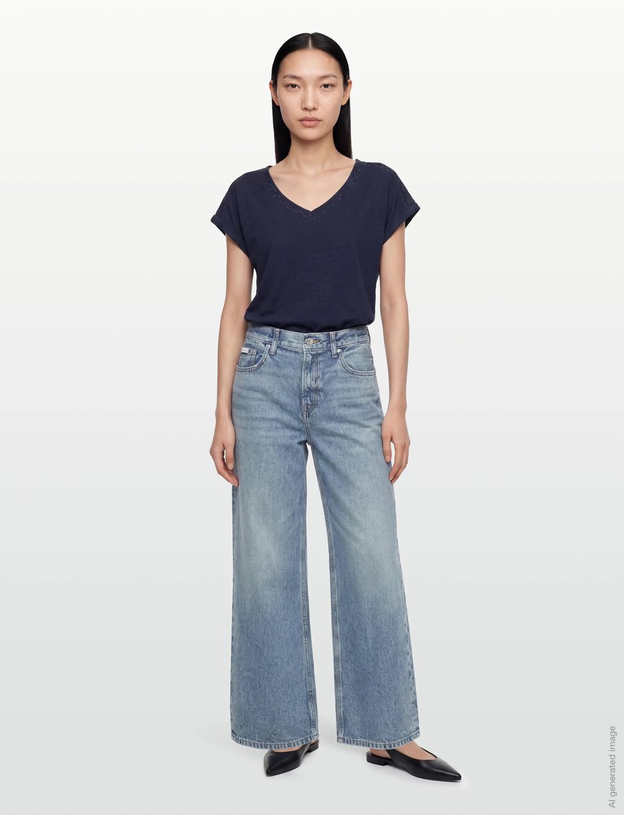 Soyaconcept - SC-BABETTE - t-shirts - 6910 navy - 0