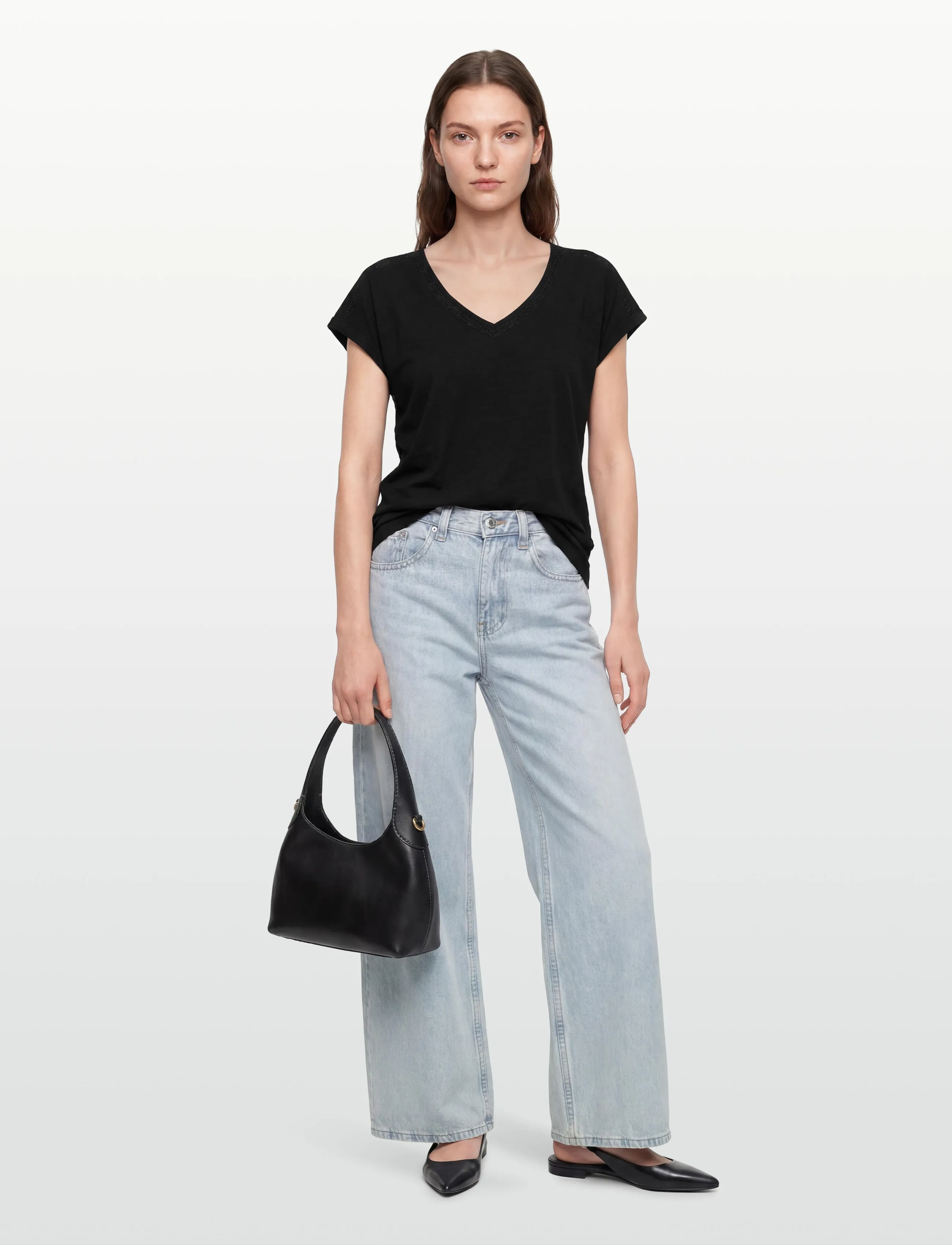 Soyaconcept SC-BABETTE - T-shirts & Toppar - 9999 BLACK / black