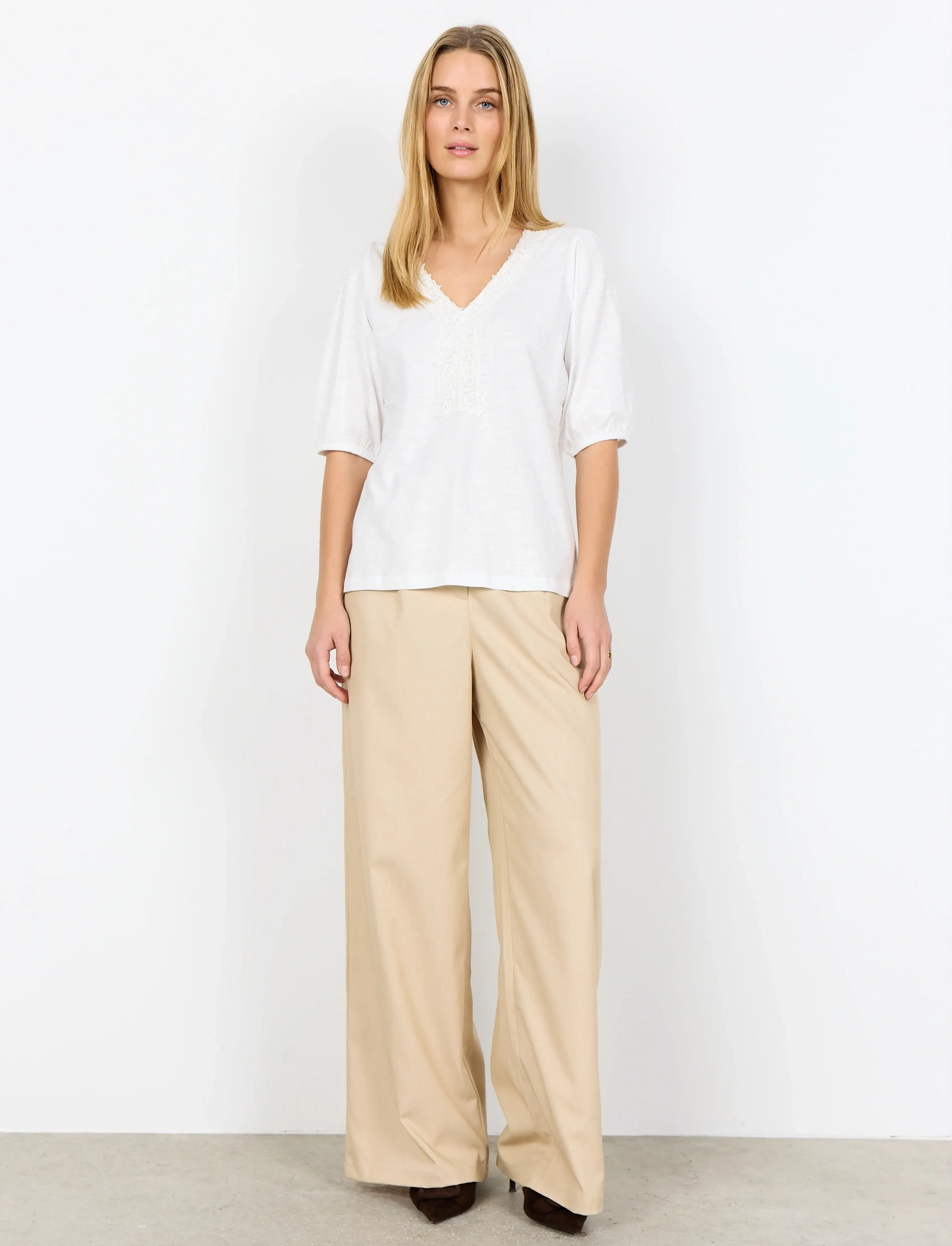 Soyaconcept - SC-BABETTE - t-shirts - 1100 offwhite - 3