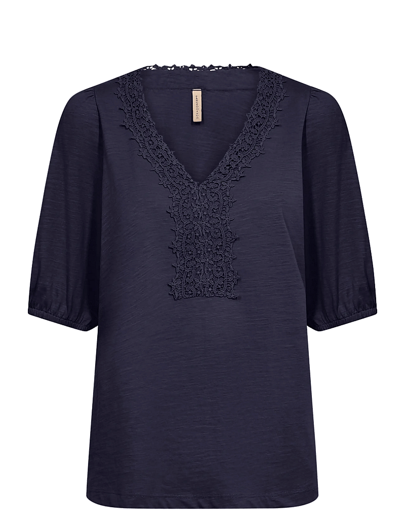 Soyaconcept - SC-BABETTE - t-shirts - 6910 navy - 0