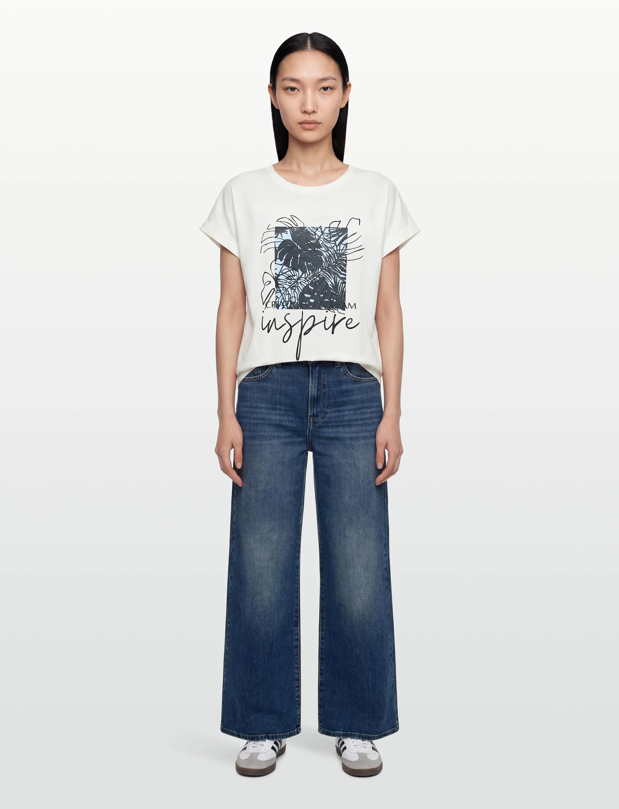 Soyaconcept - SC-RINA FP - t-shirts - 6910 navy - 0