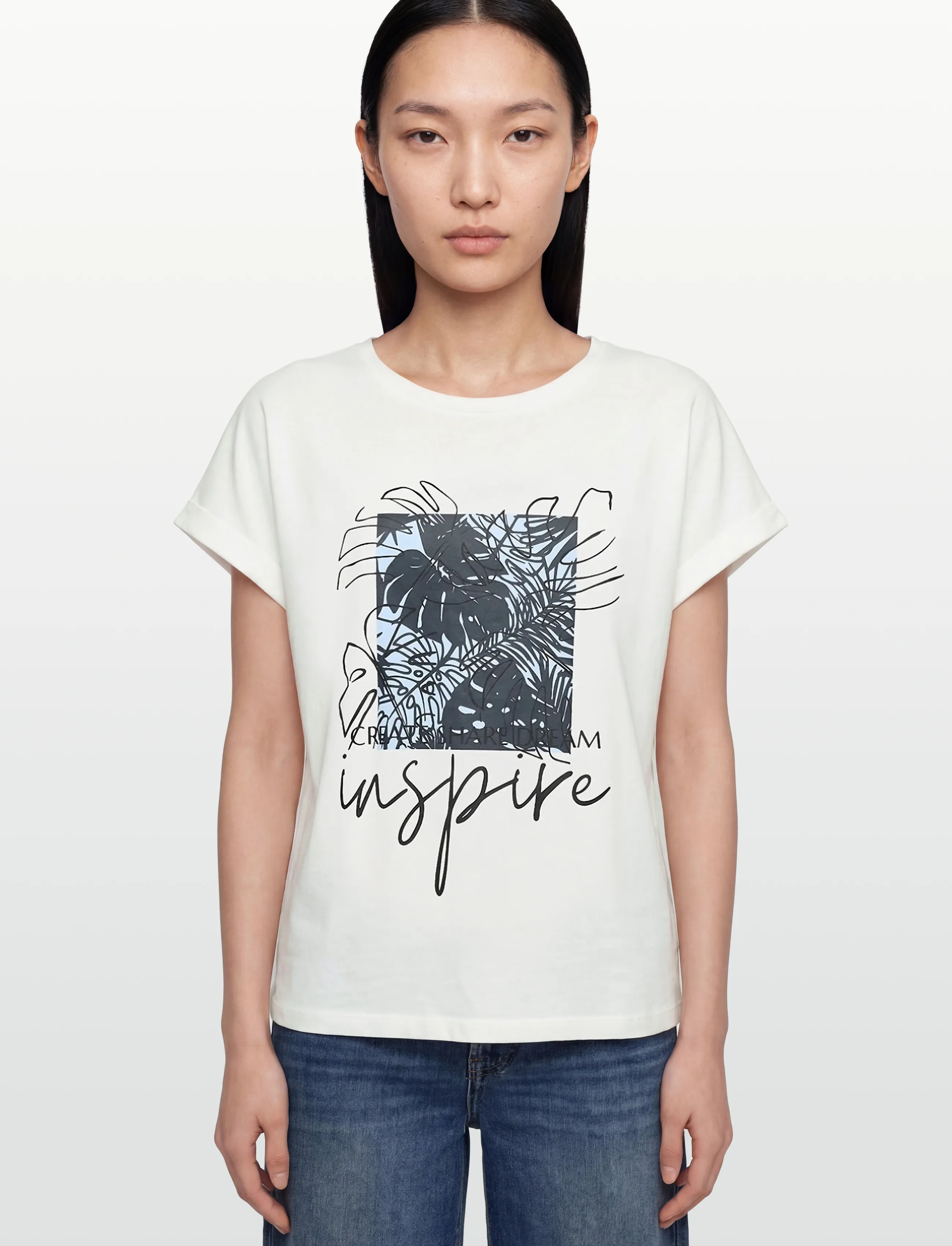 Soyaconcept - SC-RINA FP - t-shirts - 6910 navy - 3