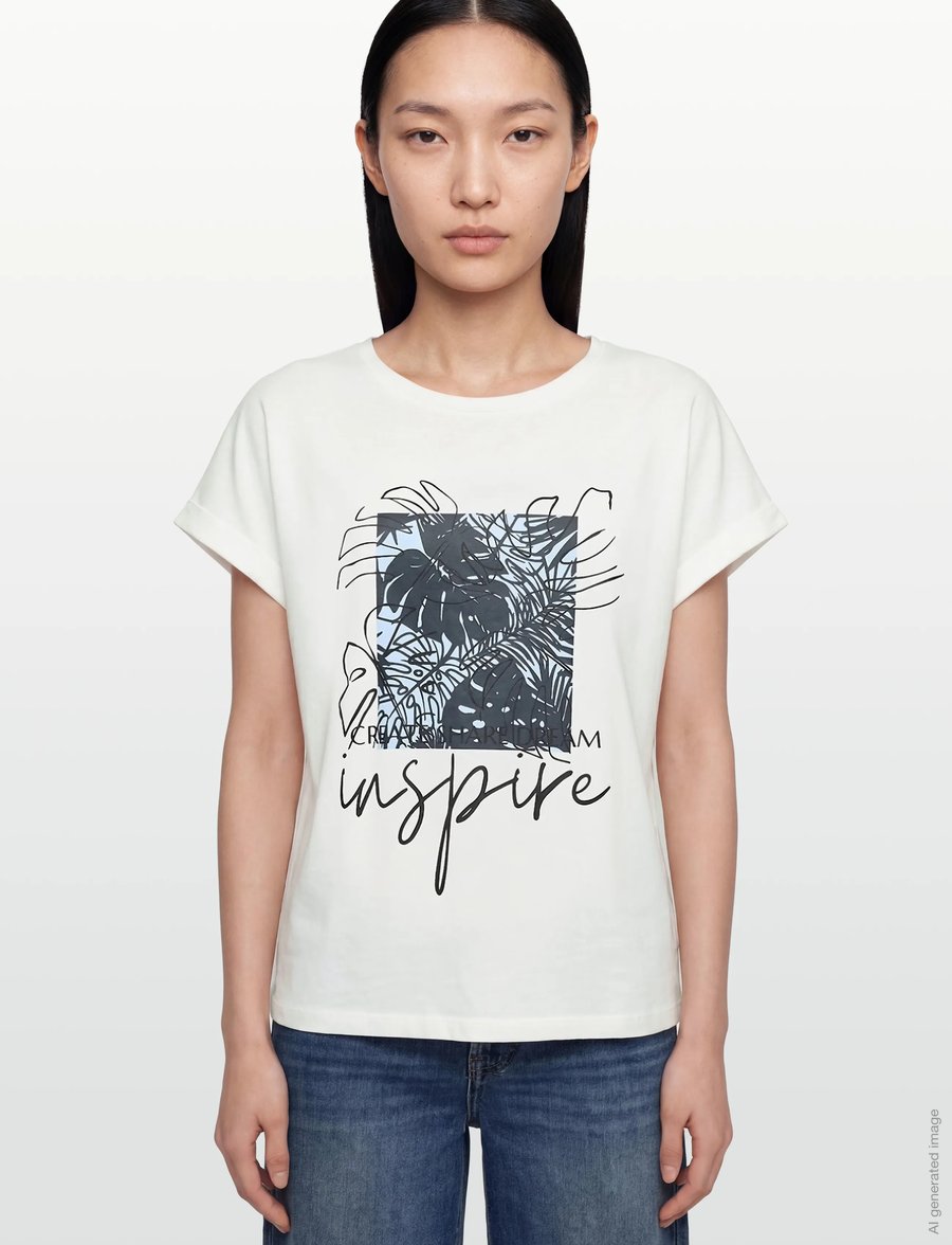 Soyaconcept - SC-RINA FP - t-shirts - 6910 navy - 3