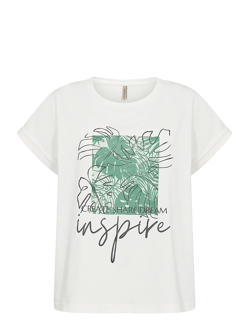Soyaconcept - SC-RINA FP - t-shirts - 7505 frosty spruce - 0