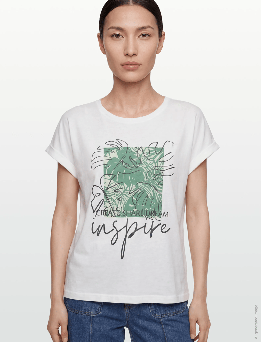 Soyaconcept - SC-RINA FP - t-shirts - 7505 frosty spruce - 3