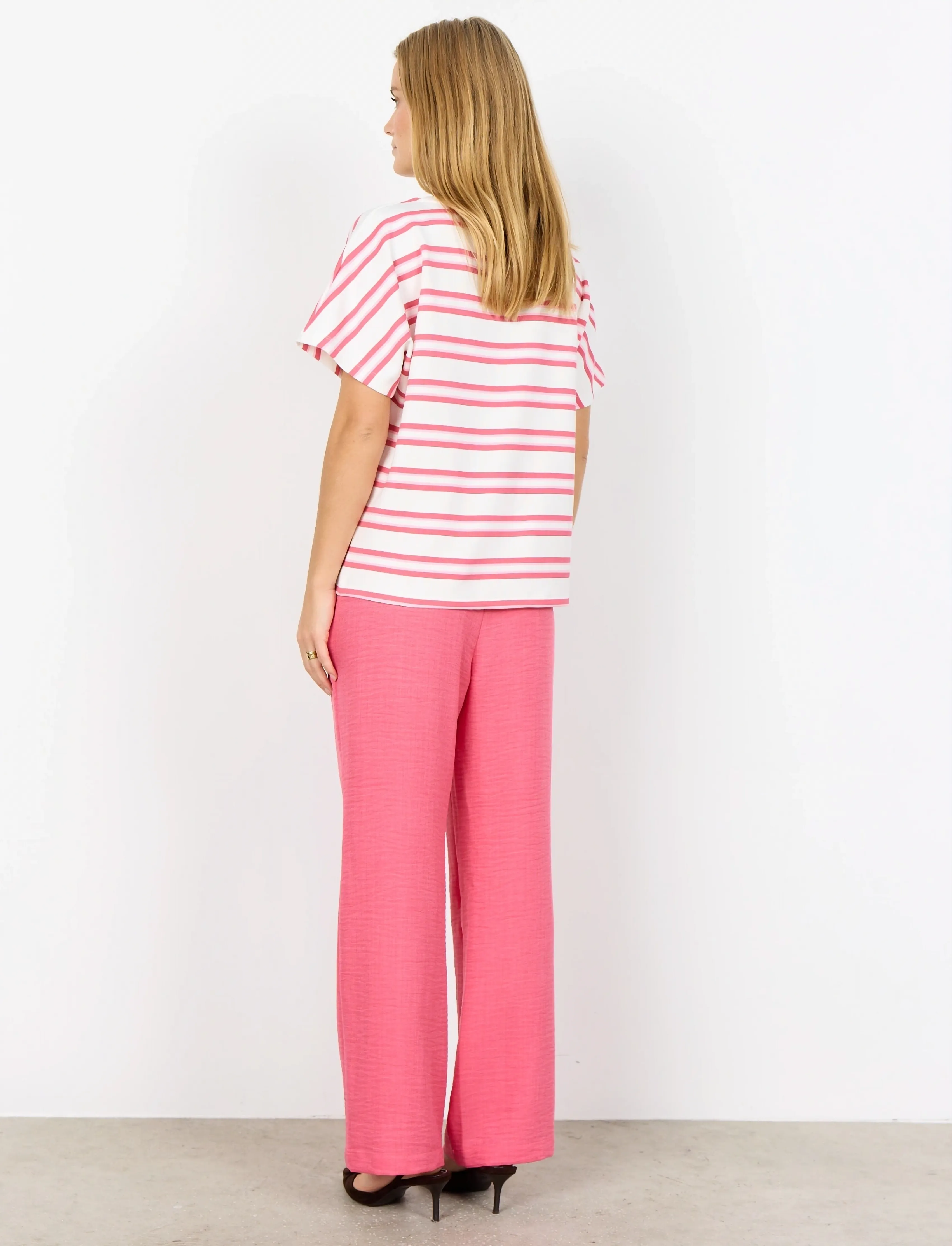 Soyaconcept - SC-BARNI - t-shirts - 4390 rapture rose combi - 4