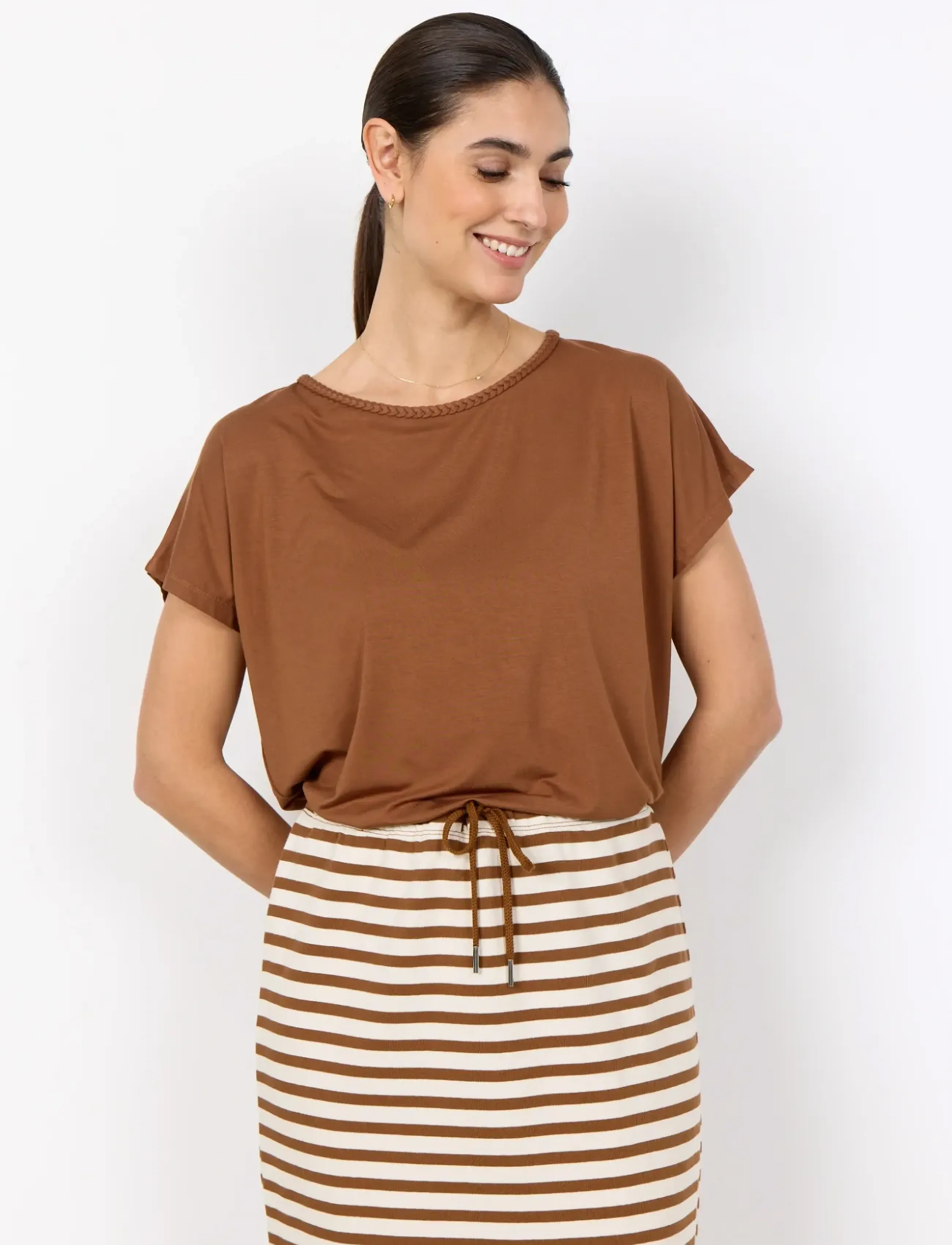 Soyaconcept SC-MARICA - T-shirts - 8710 TOFFEE / brown