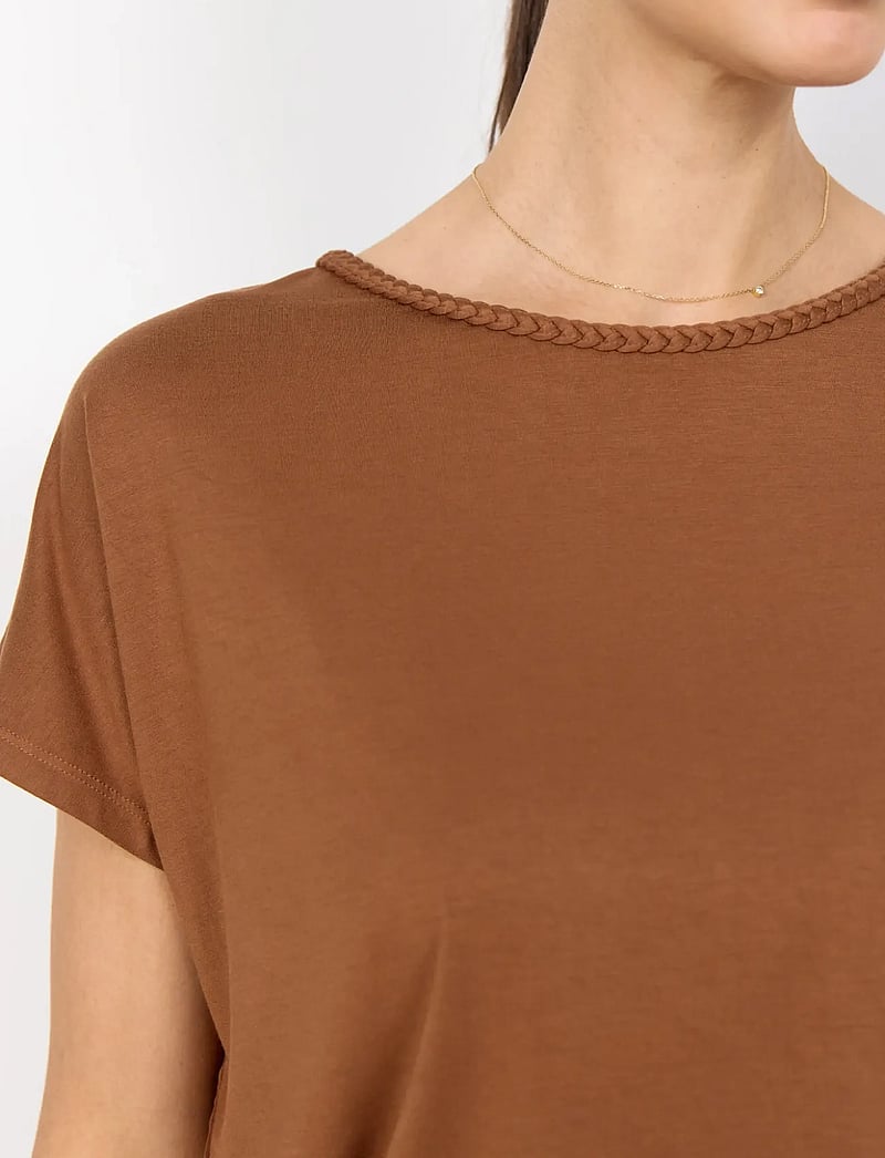 Soyaconcept - SC-MARICA - t-shirts - 8710 toffee - 5
