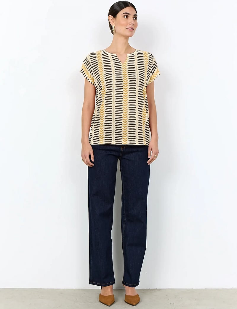 Soyaconcept - SC-ARETHA - t-shirts - 3060 honey combi - 4