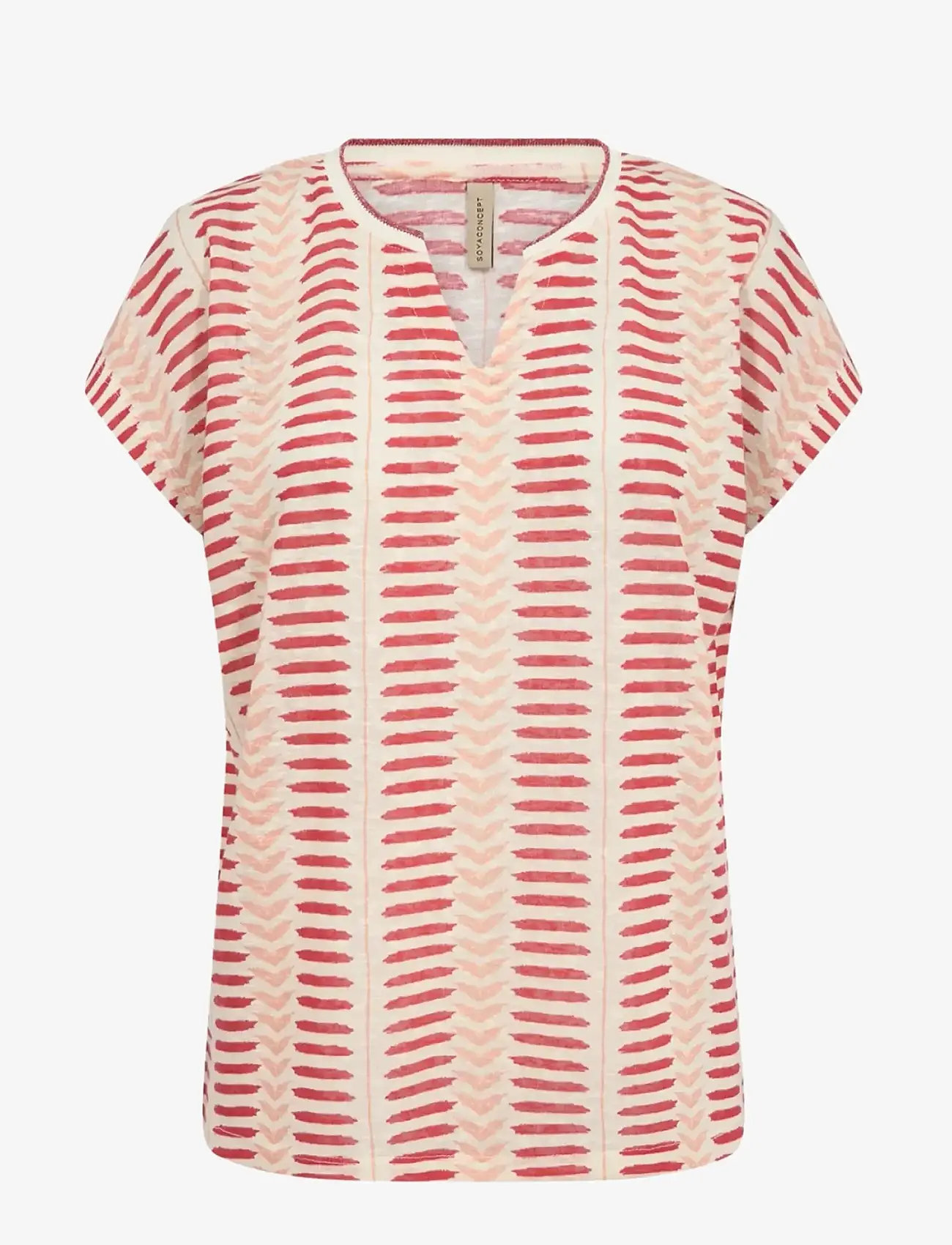 Soyaconcept - SC-ARETHA - t-shirts - 4030 bittersweet combi - 1