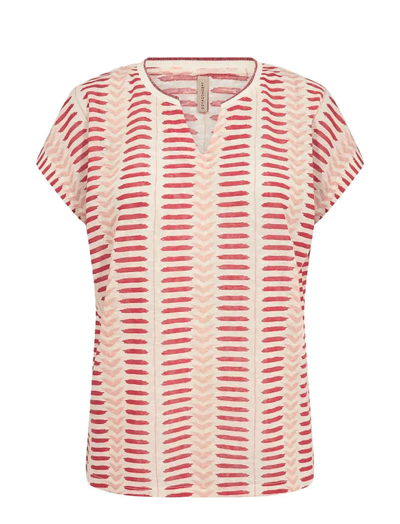 Soyaconcept - SC-ARETHA - t-shirts - 4030 bittersweet combi - 1