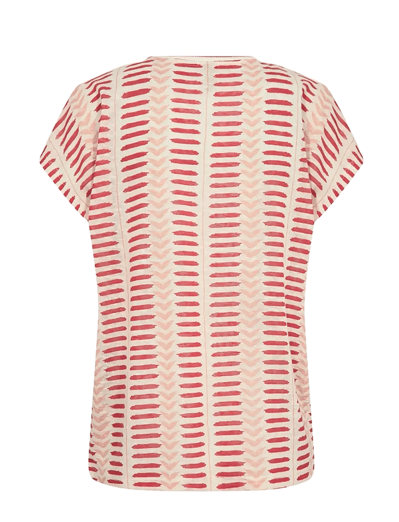 Soyaconcept - SC-ARETHA - t-shirts - 4030 bittersweet combi - 2
