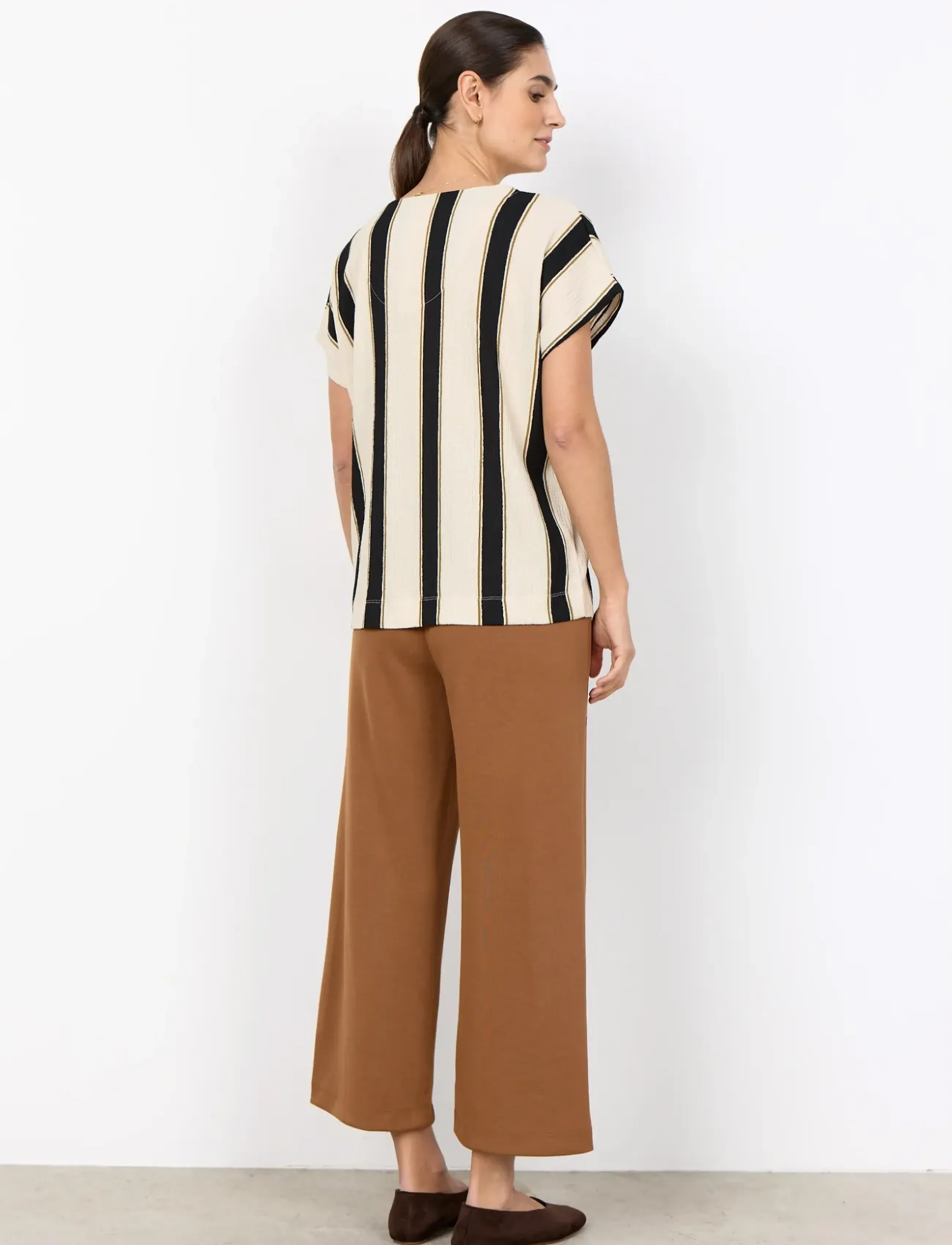 Soyaconcept - SC-FINJA - t-shirts - 1620 cream combi - 3