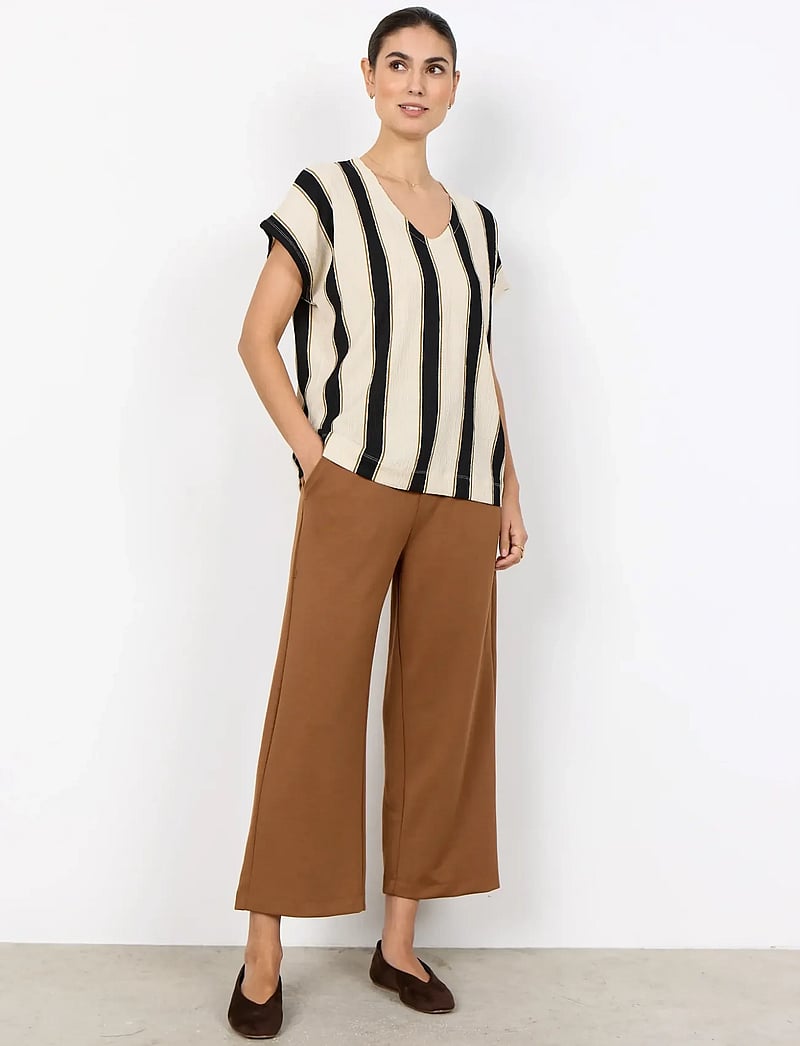 Soyaconcept - SC-FINJA - t-shirts - 1620 cream combi - 4
