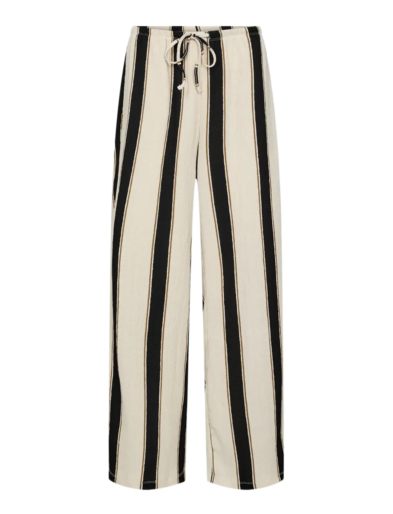 Soyaconcept SC-FINJA - Püksid - 1620 CREAM COMBI / black