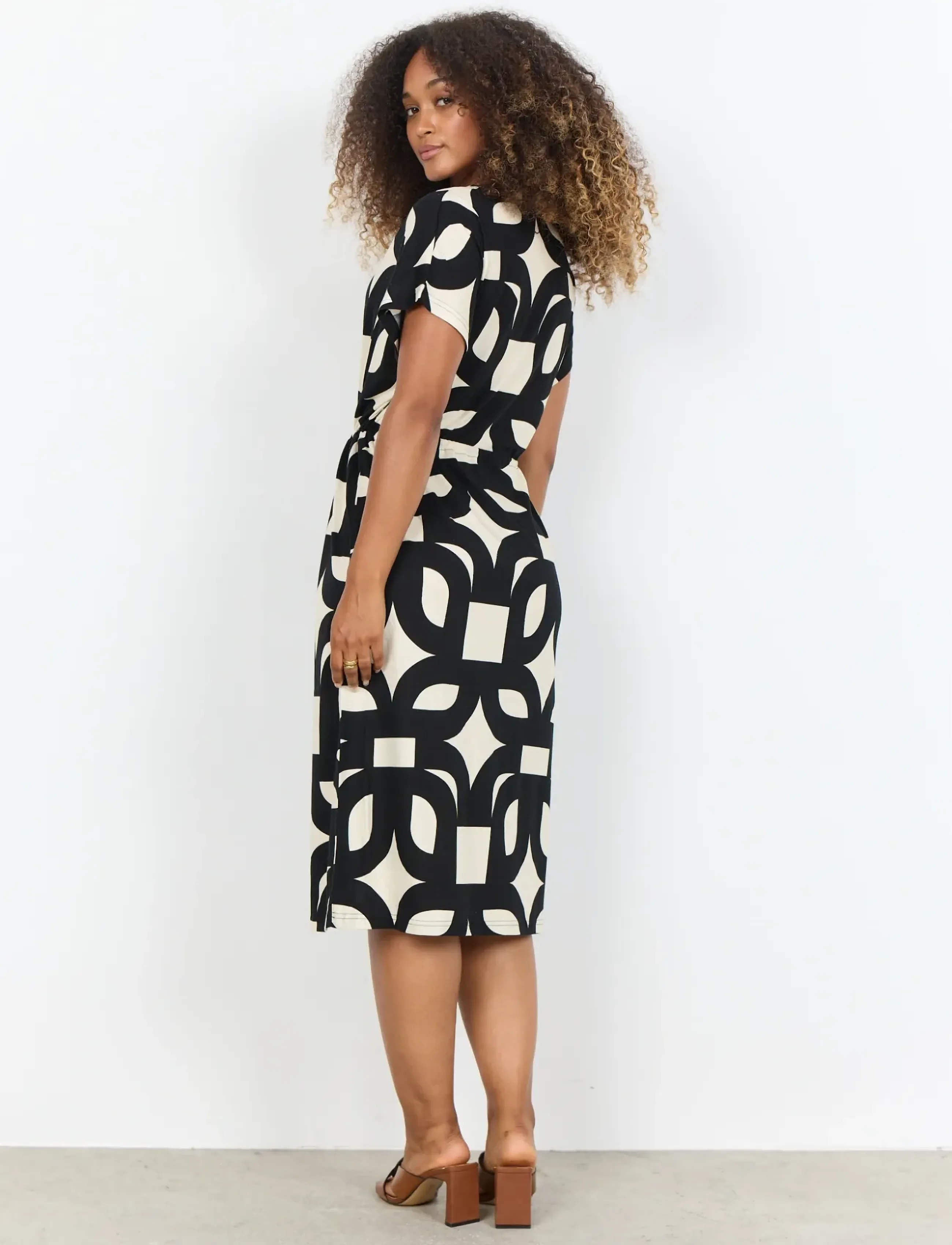 Soyaconcept - SC-FELICITY AOP - sommerkleider - 9999 black combi - 5