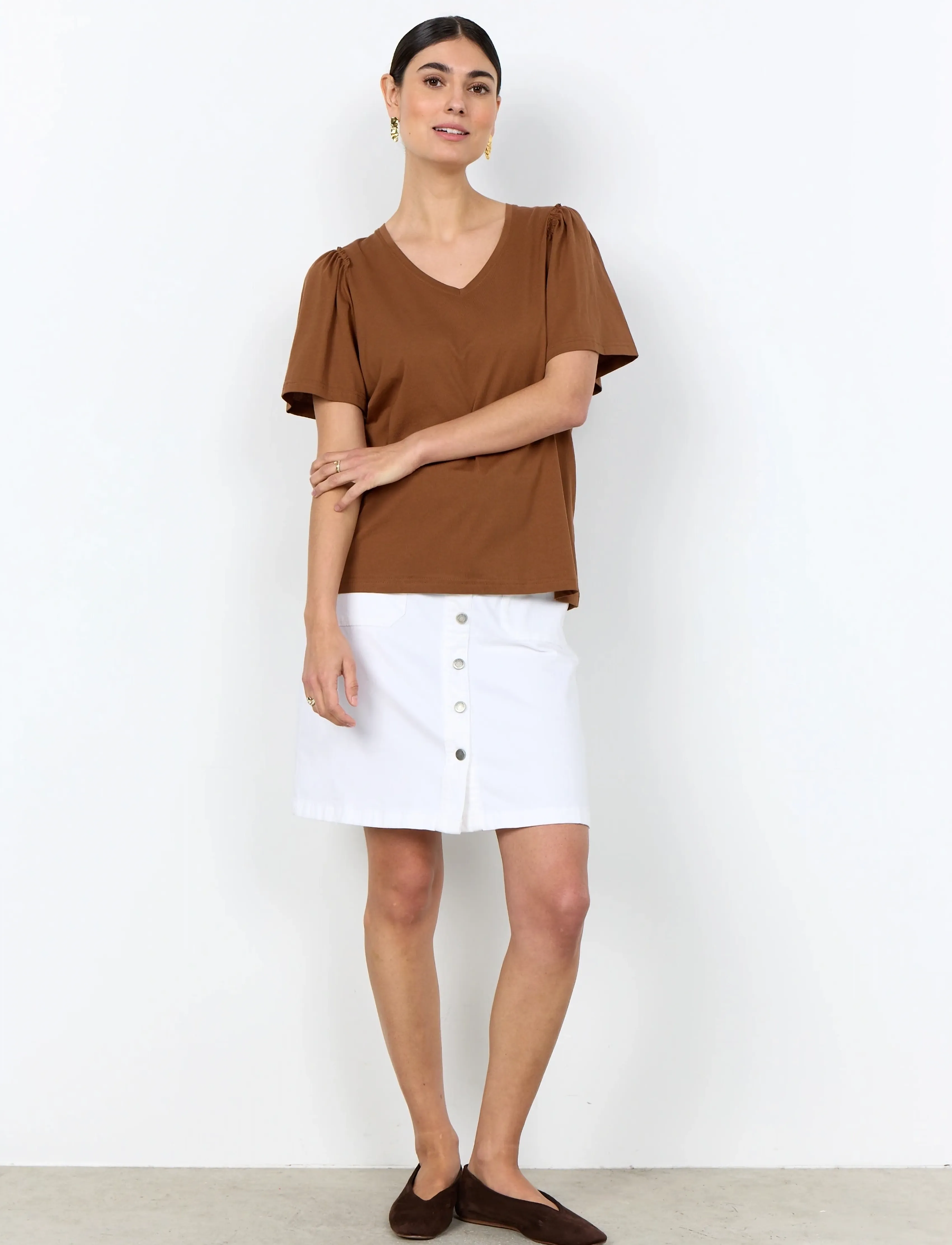 Soyaconcept - SC-DERBY - t-shirts - 8710 toffee - 3