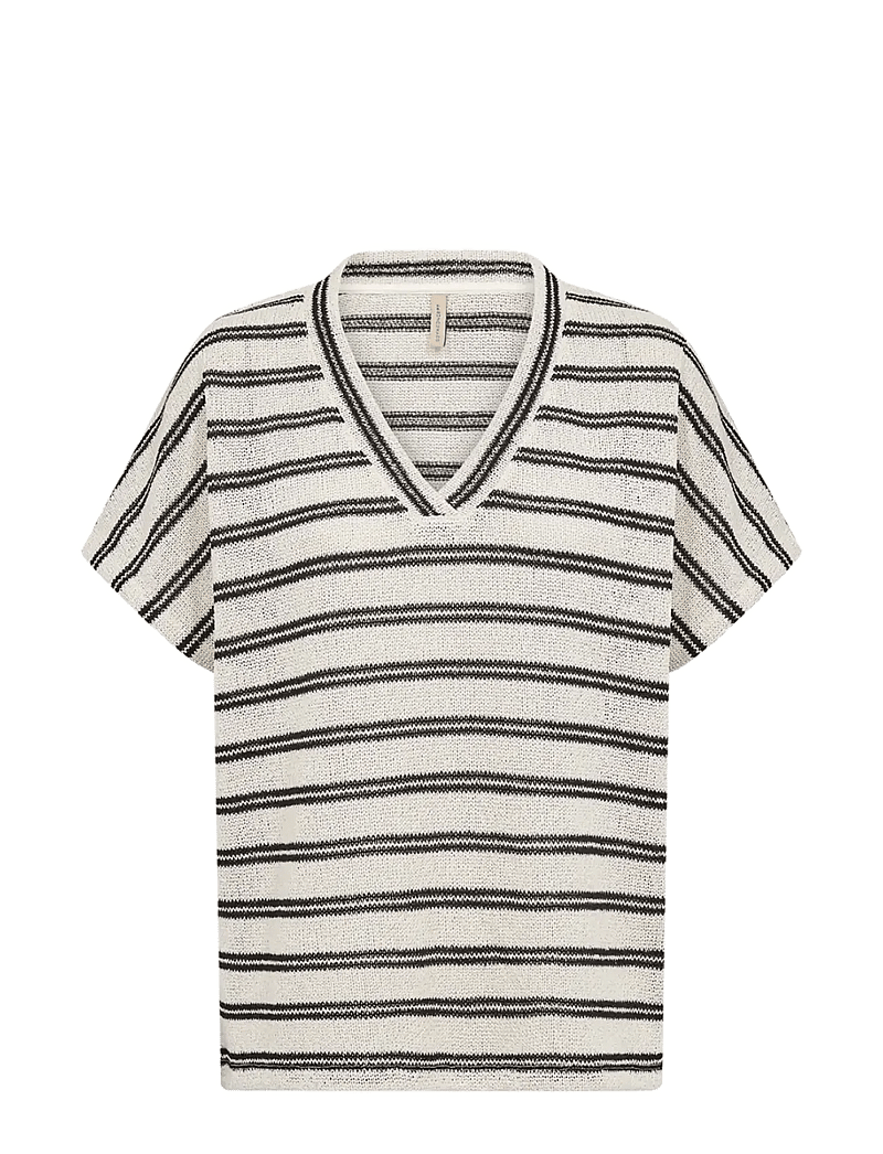 Soyaconcept - SC-FREY - t-shirts - 9999 black combi - 1