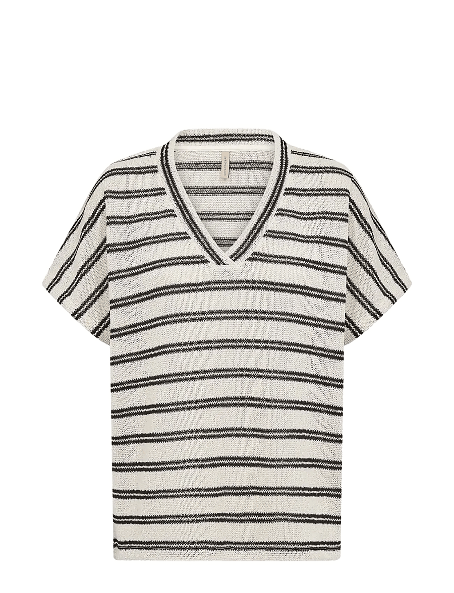 Soyaconcept - SC-FREY - t-shirts - 9999 black combi - 1