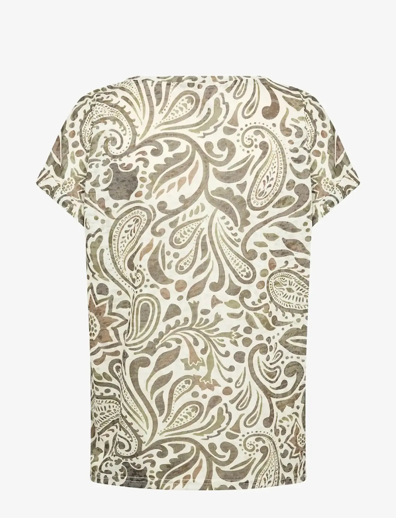 Soyaconcept - SC-PANIKE - t-shirts - 7120 butternut combi - 1