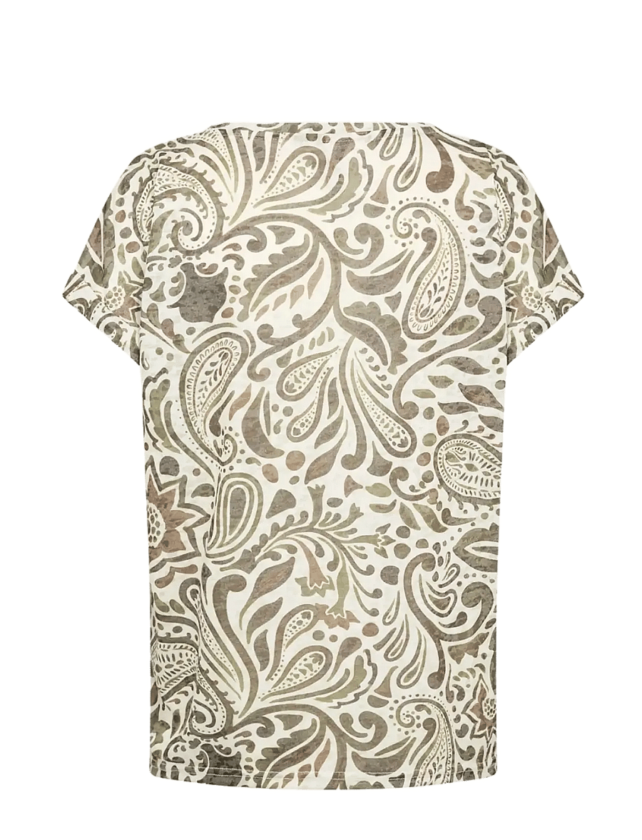 Soyaconcept - SC-PANIKE - t-shirts - 7120 butternut combi - 1