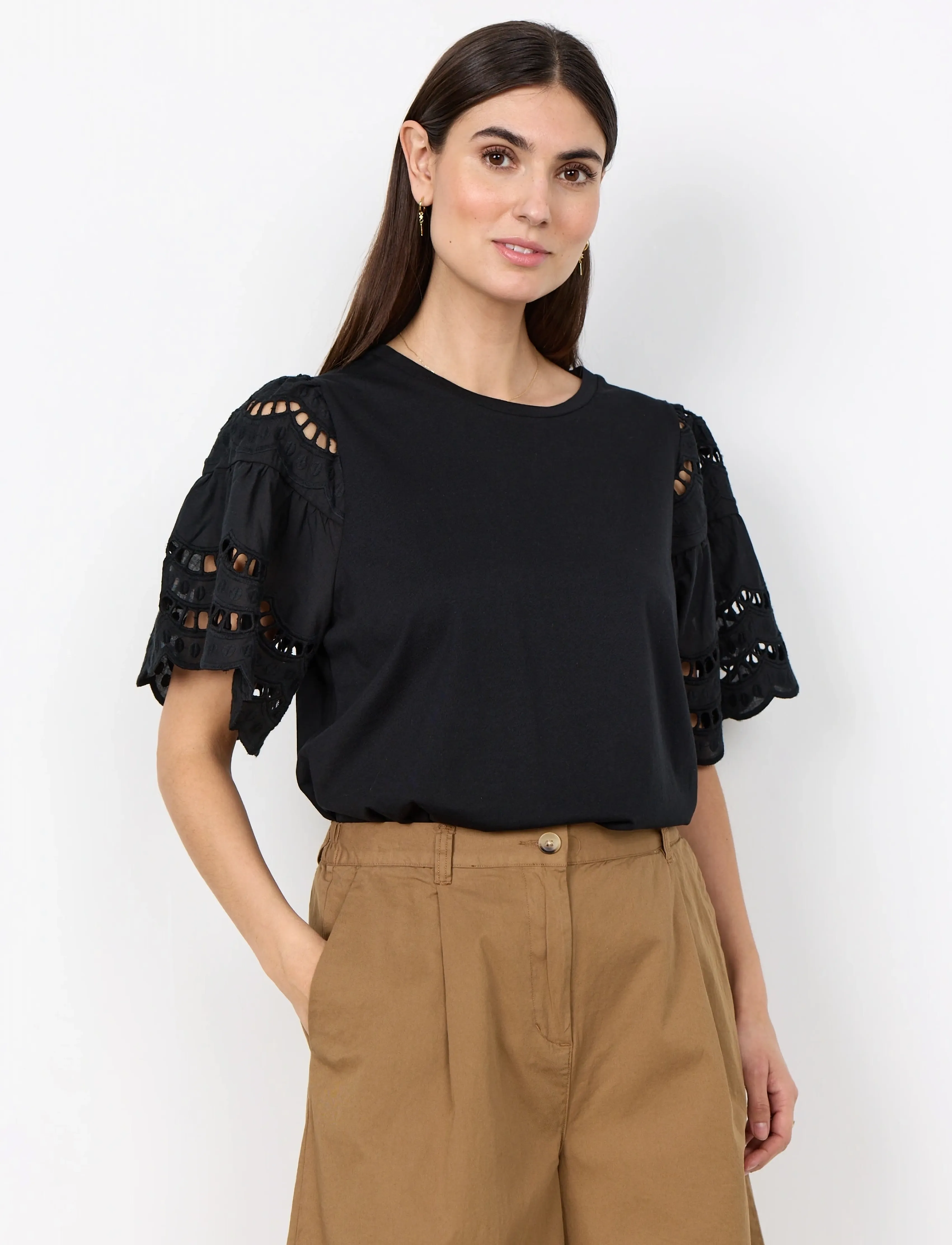 Soyaconcept SC-LORAINE - T-Shirts & Tops - 9999 BLACK / black