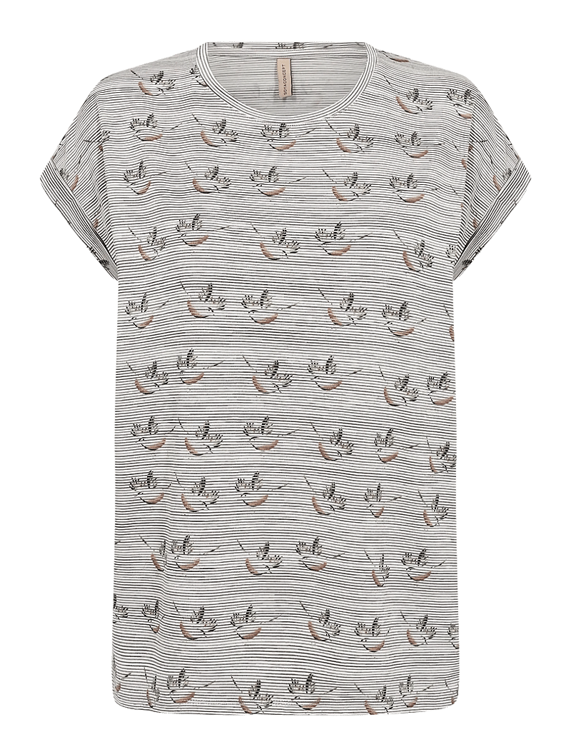 Soyaconcept - SC-GALINA - t-shirts - 8710 toffee combi - 1