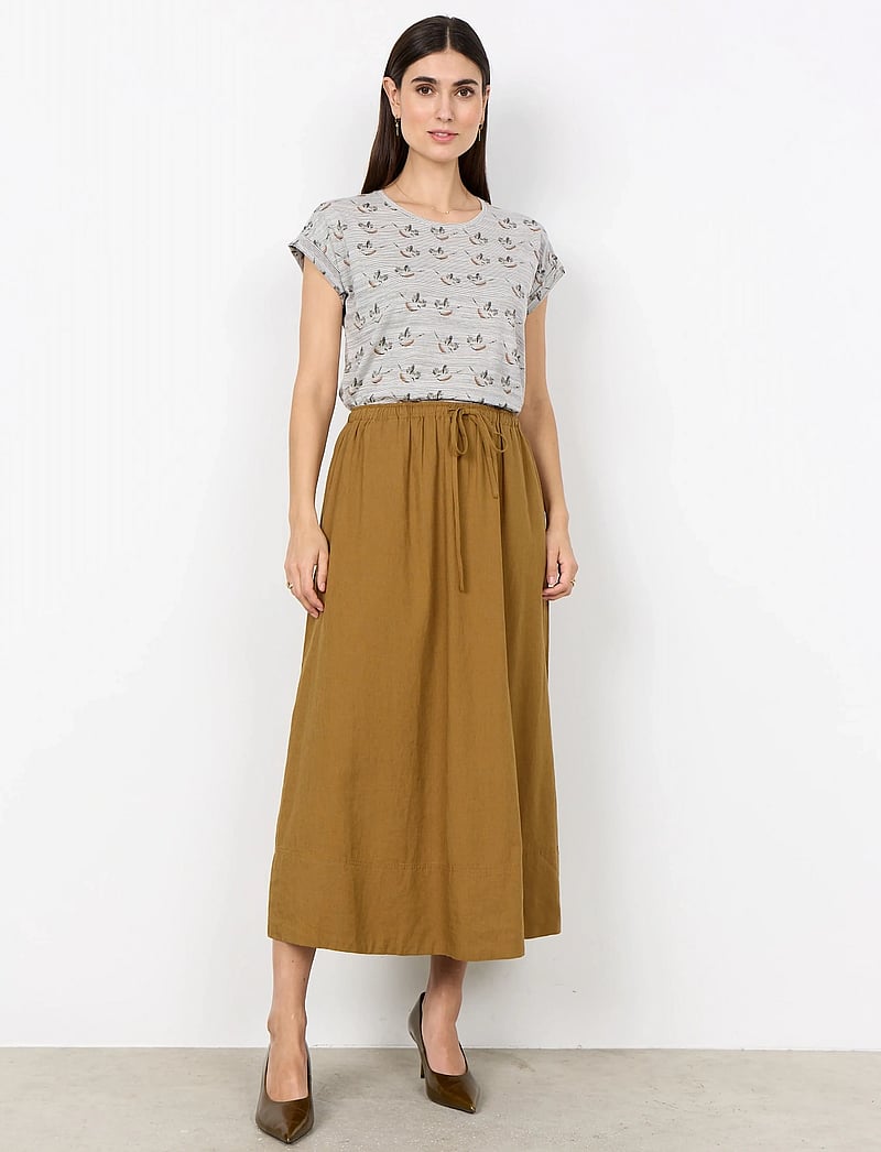 Soyaconcept - SC-GALINA - t-shirts - 8710 toffee combi - 3