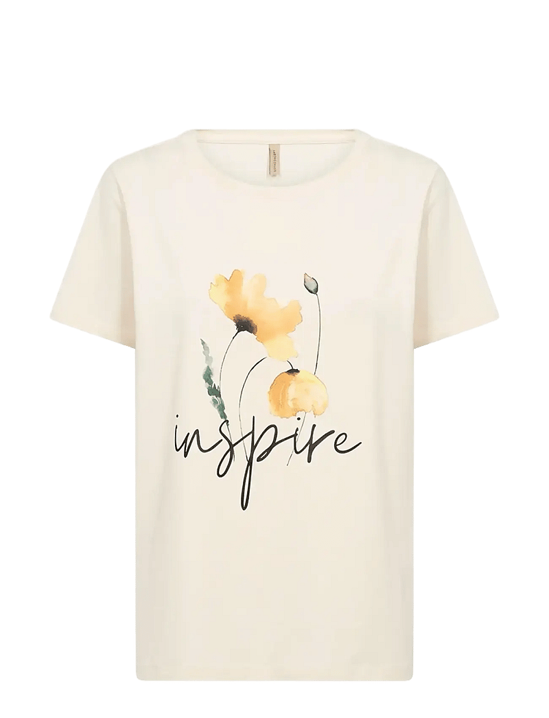 Soyaconcept - SC-RINA FP - t-shirts - 1620 cream - 1