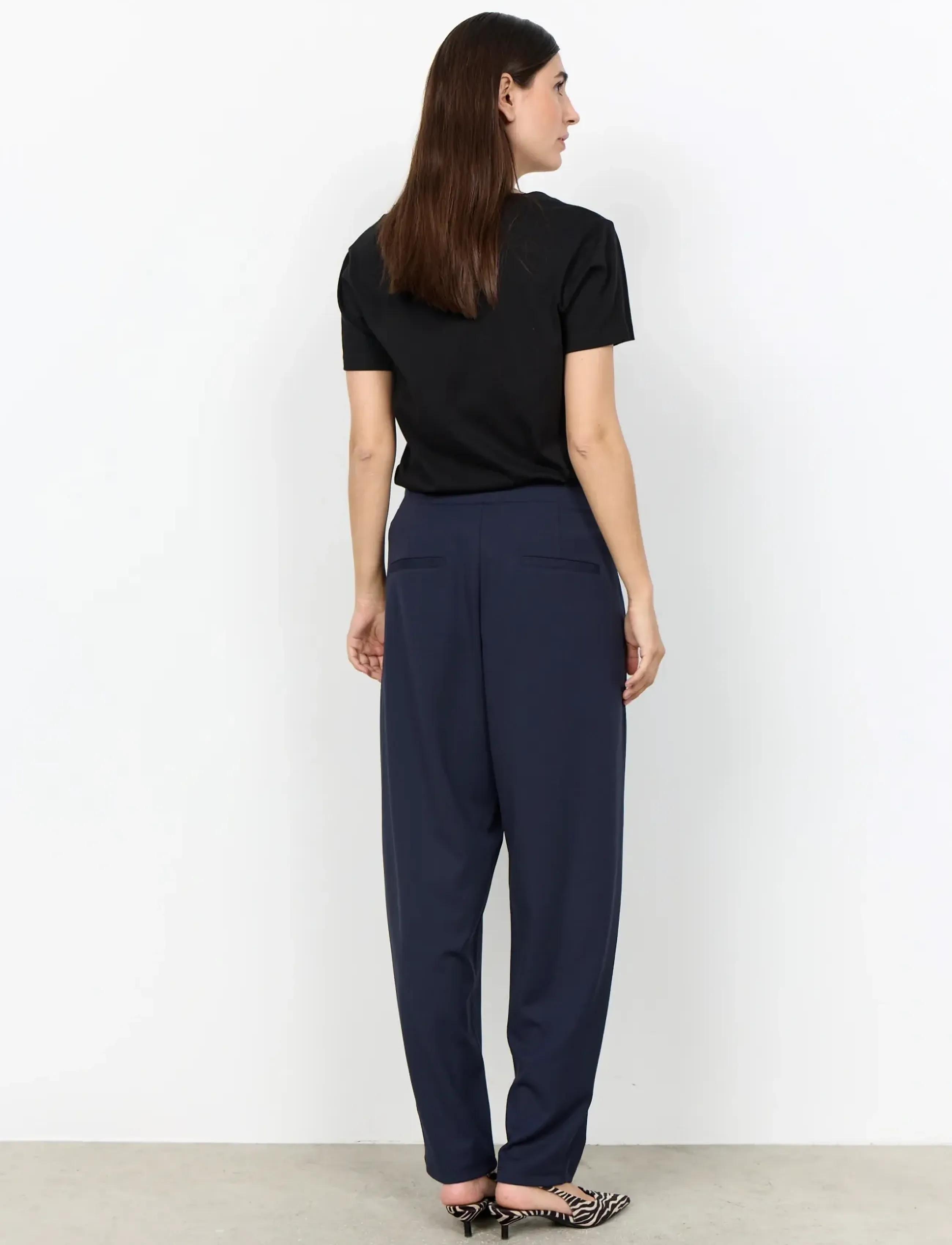 Soyaconcept - SC-SIHAM - barrel-bukser - 6910 navy - 3