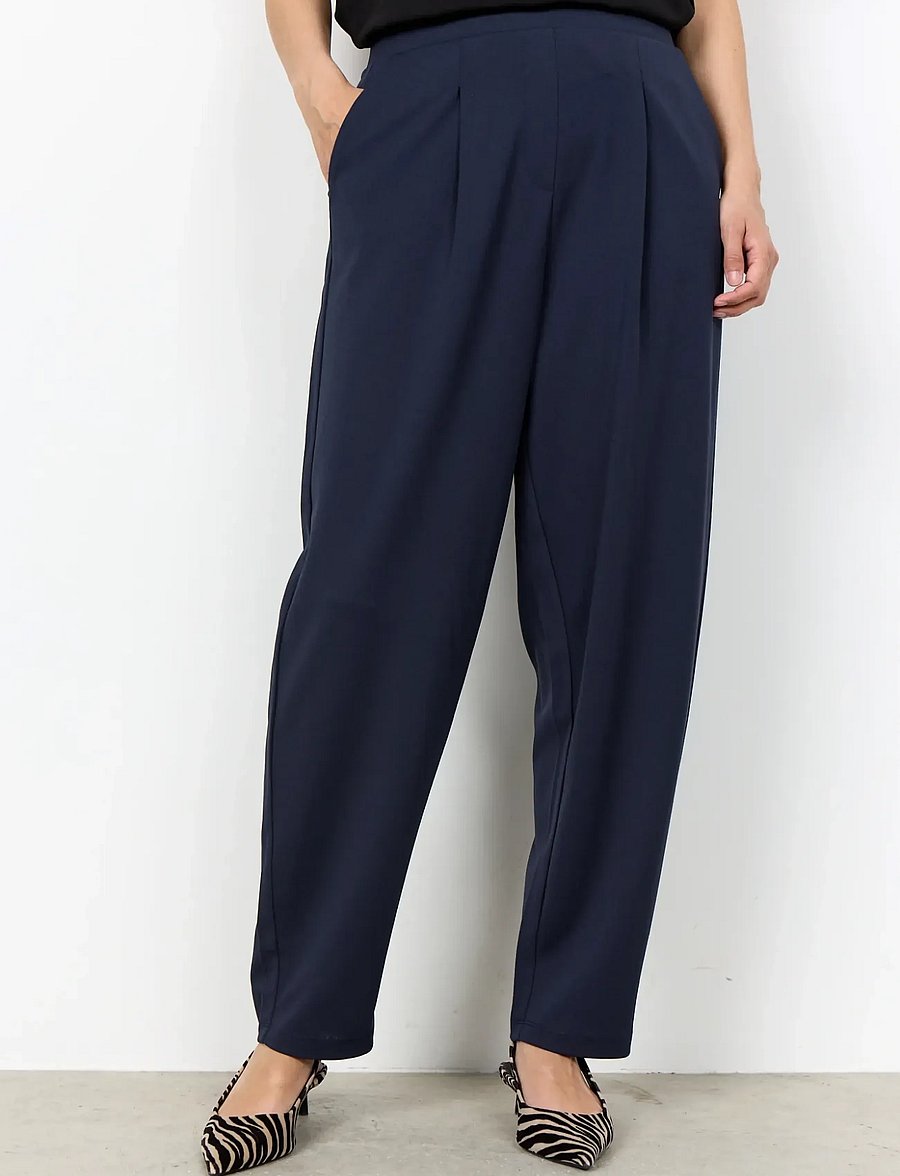 Soyaconcept - SC-SIHAM - barrel-bukser - 6910 navy - 4